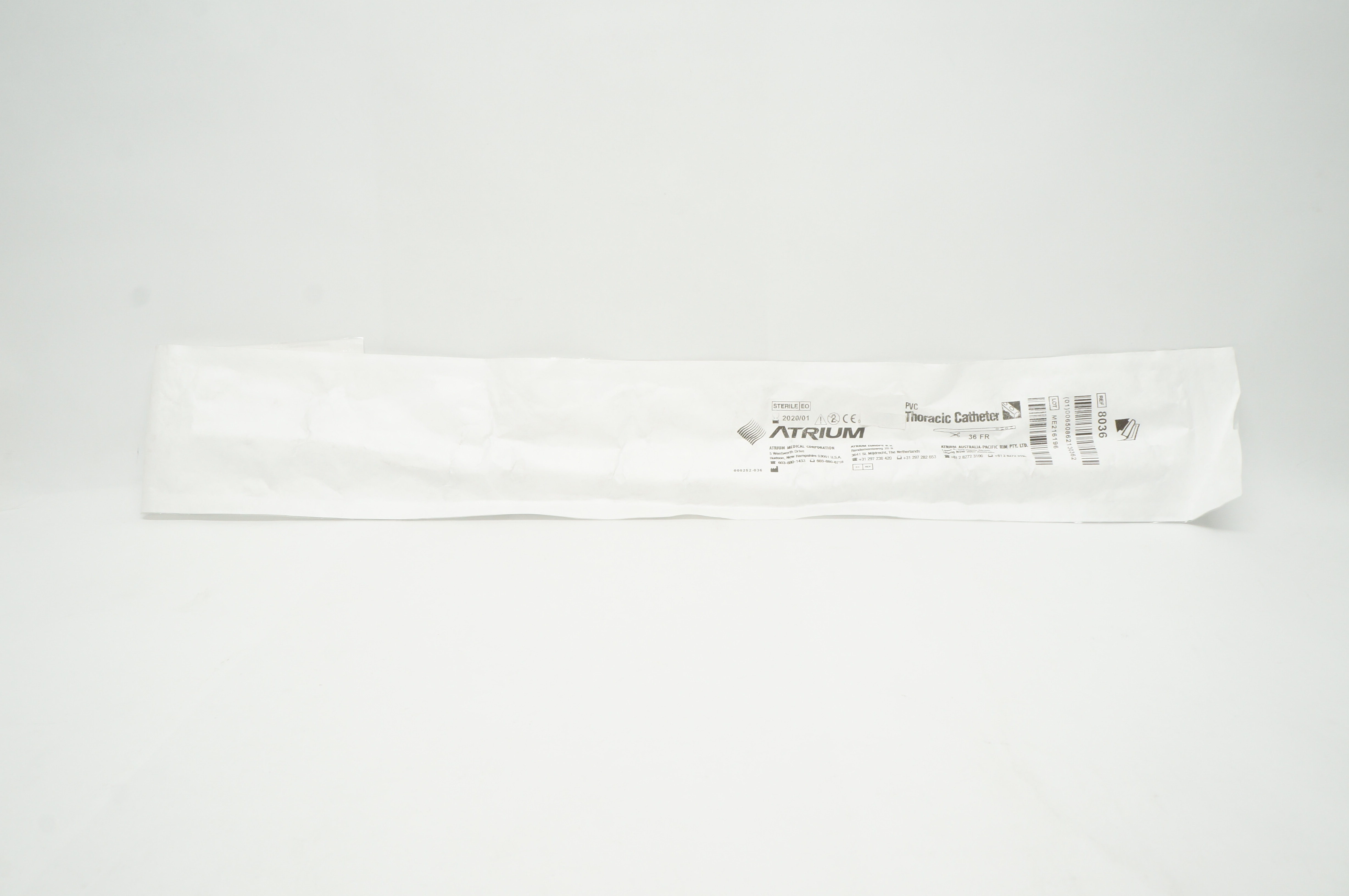 Atrium 8036 PVC Thoracic Cath. 36FR (x)