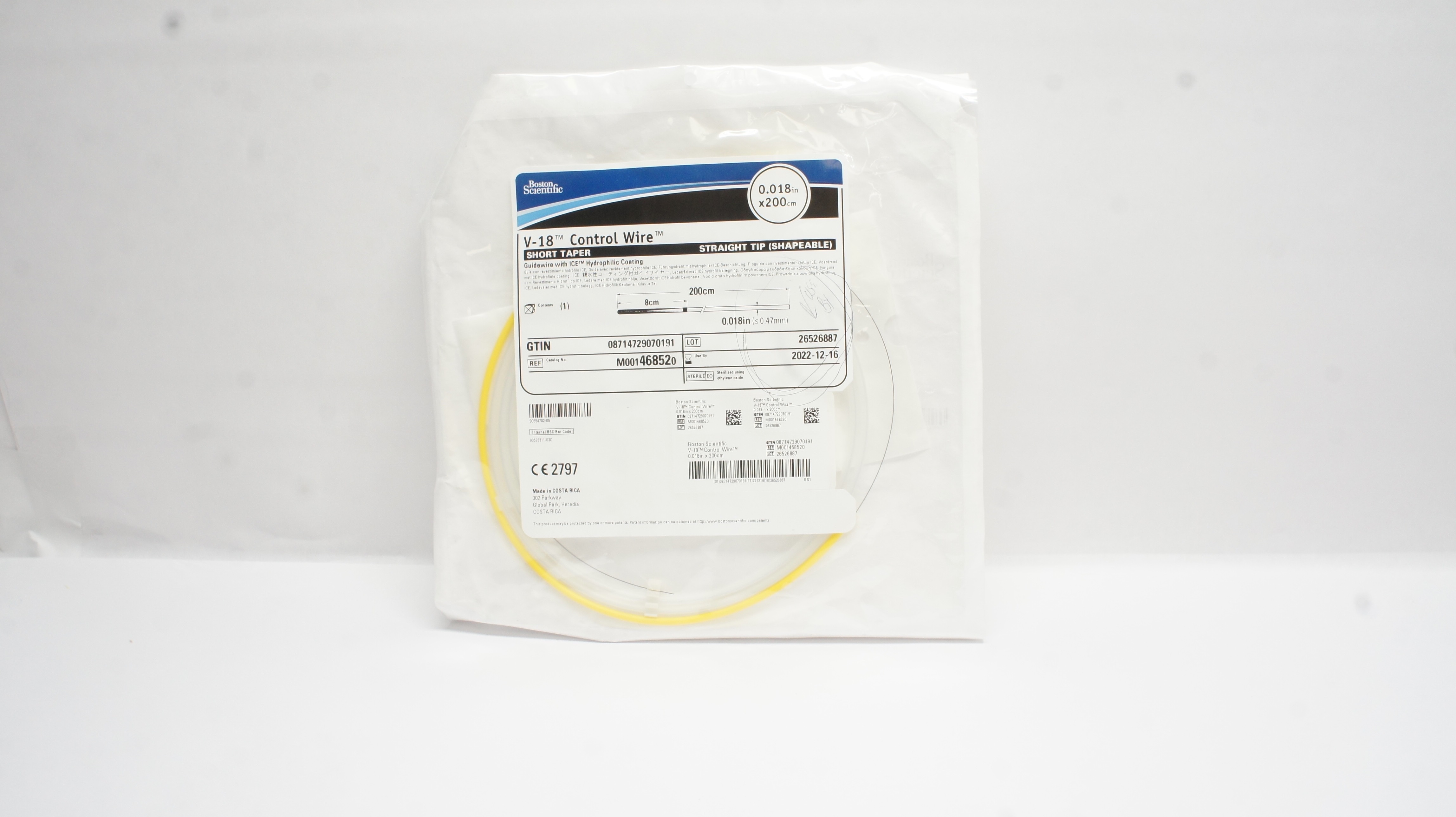 Boston Scientific 46852 Control Wire Guidewire 0.018 Inch x 200 cm (x)