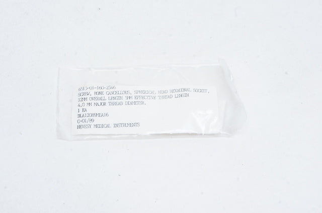 Hevesy Medical Bone Cancellous Screw, 12mm x 5mm x 4mm