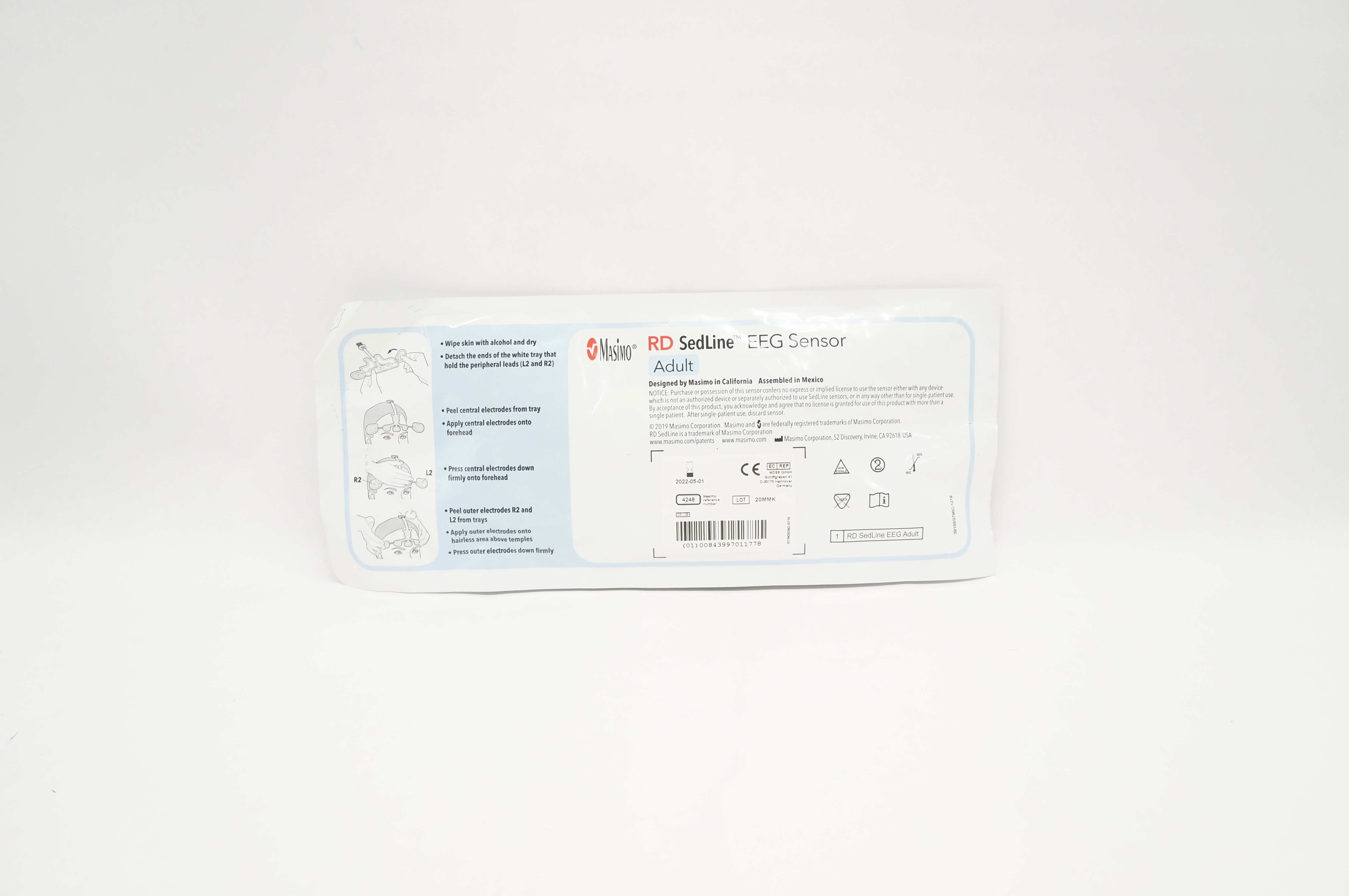 Masimo 4248 RD Sedline EEG Sensor Adult (x)