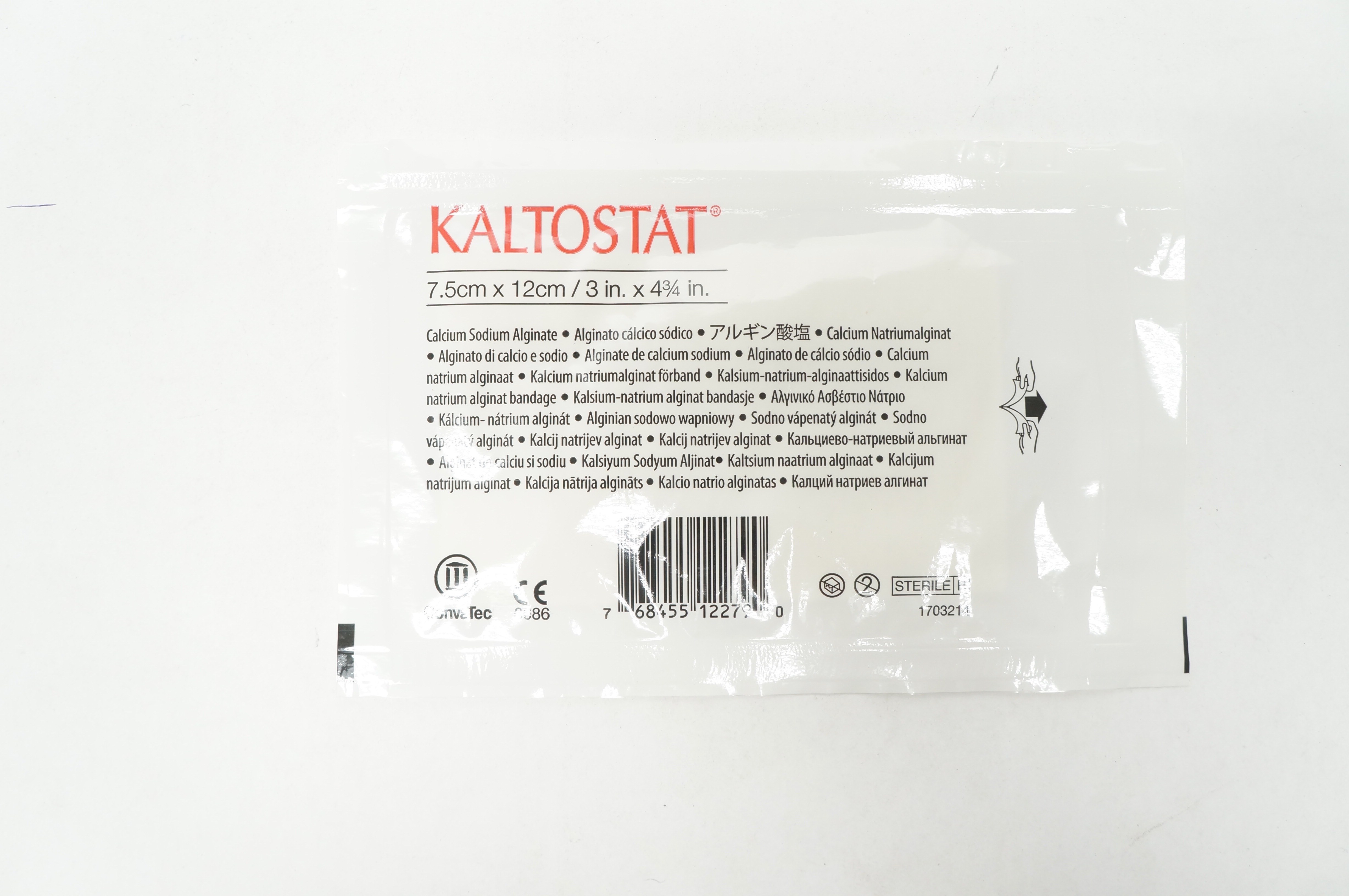 ConvaTec Kaltostat Calcium Sodium Alginate 3inch x 4-3/4inch (x)