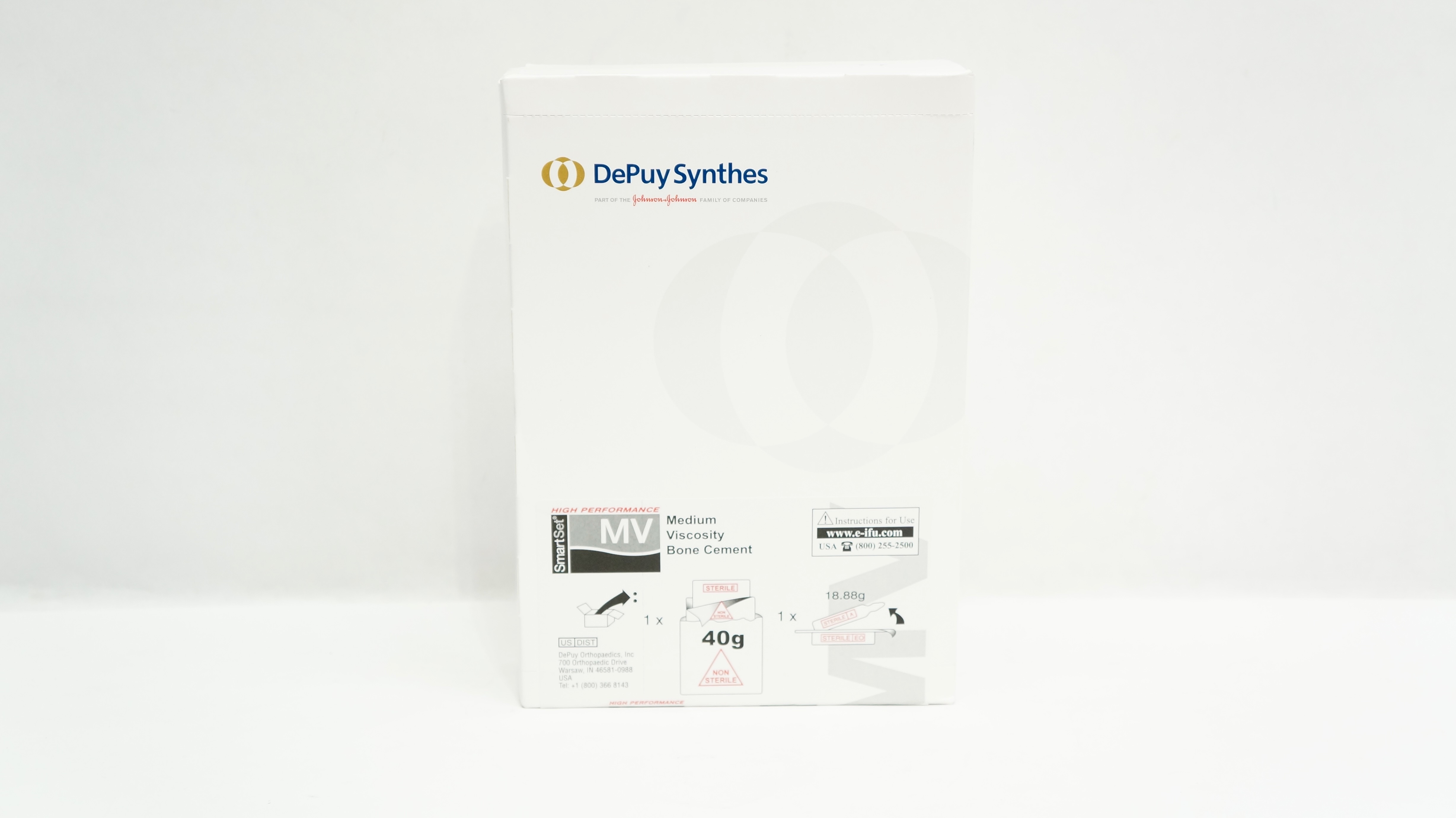 DePuy 3122-040 SmartSet MV Bone Cement 40g