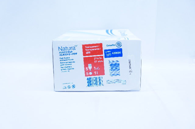 ConvaTec 420696 Natura High Output Drainable Pouch Transparent 2 1/4inch