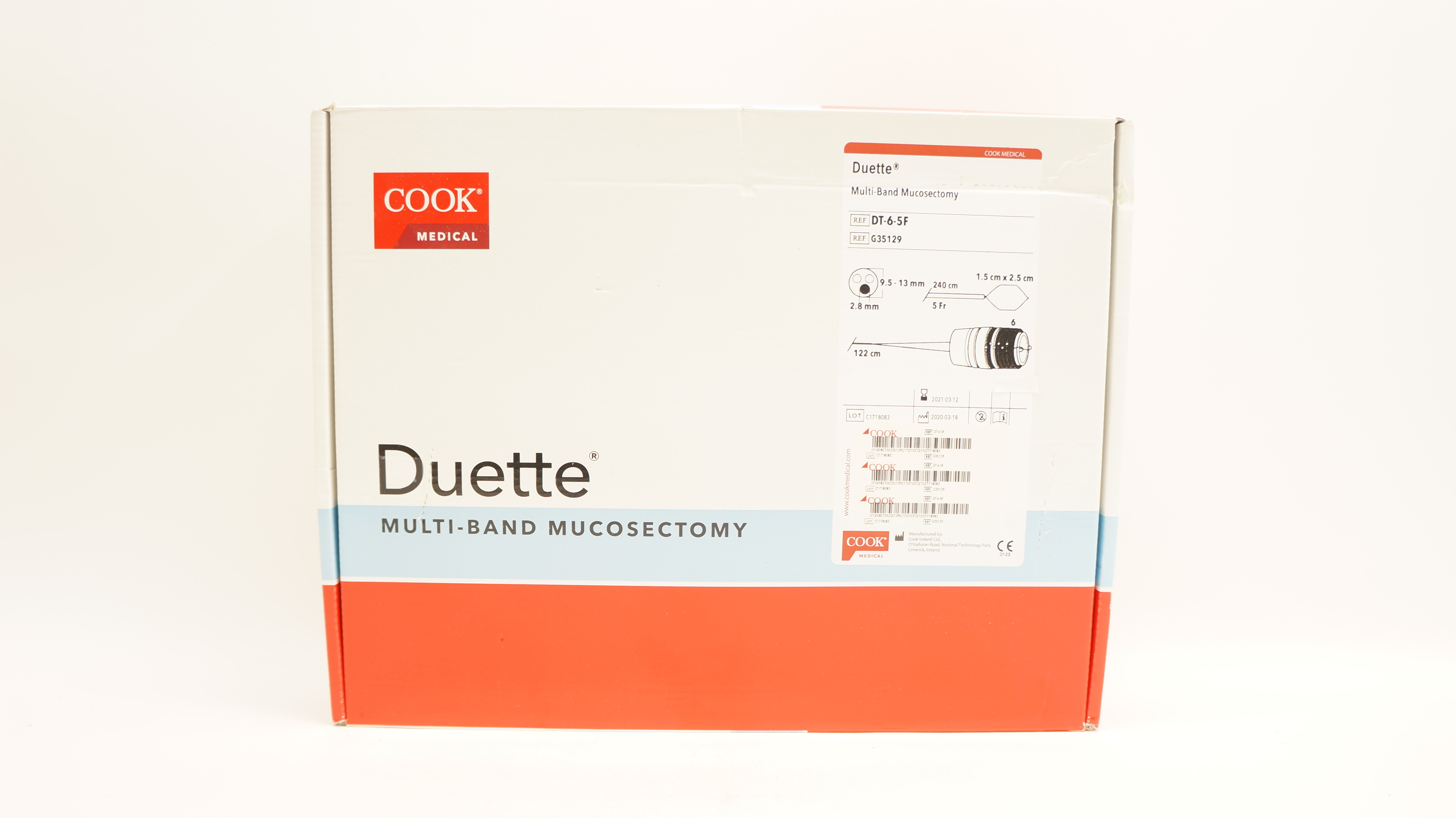 Cook Medical G35129 Duette Multi-Band Mucosectomy 5Fr x 240cm (x)