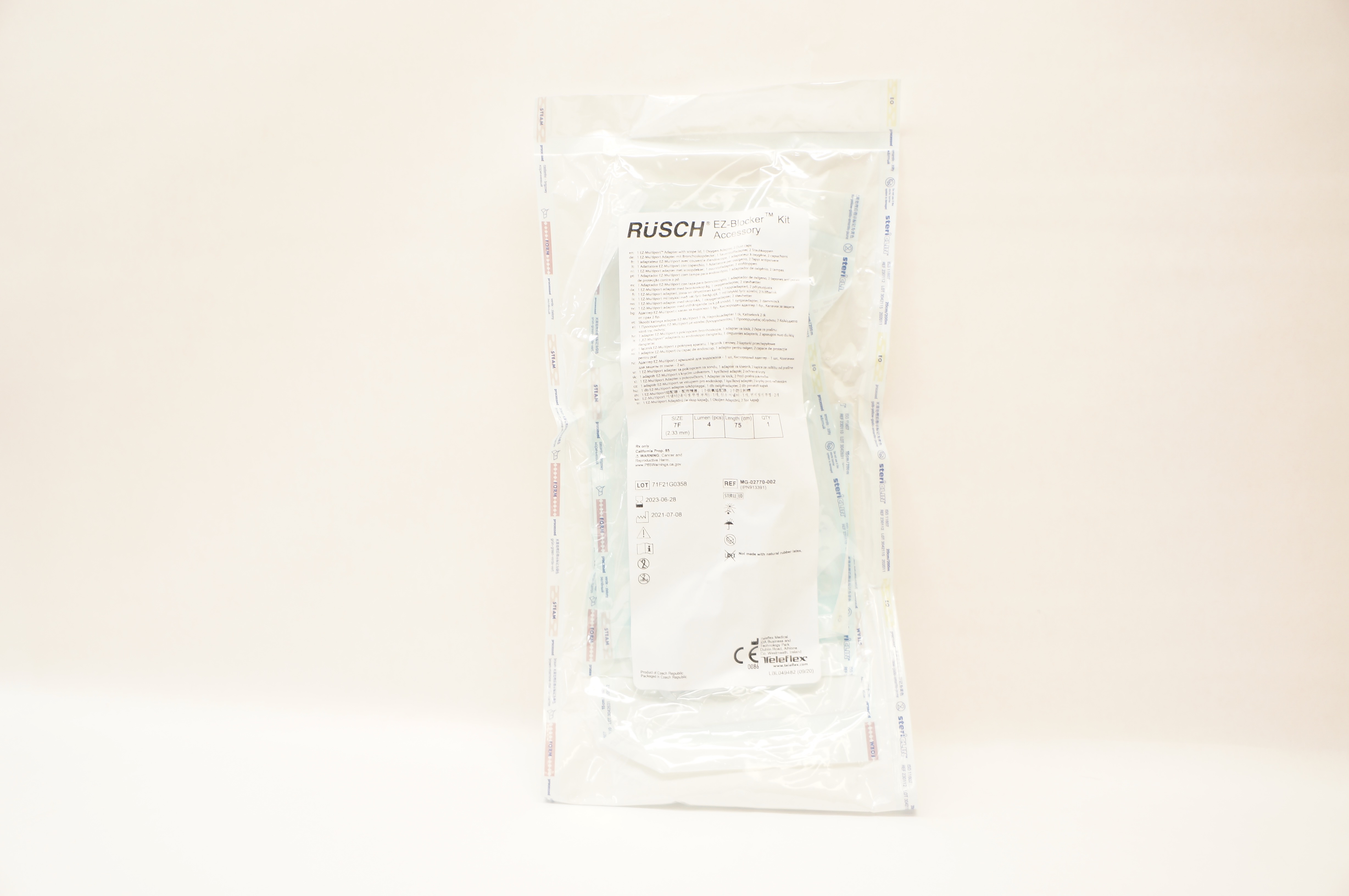 Teleflex MG-02770-002 Rusch EZ-Blocker Kit Accessory 4 Lumen 7F x 75cm (x)