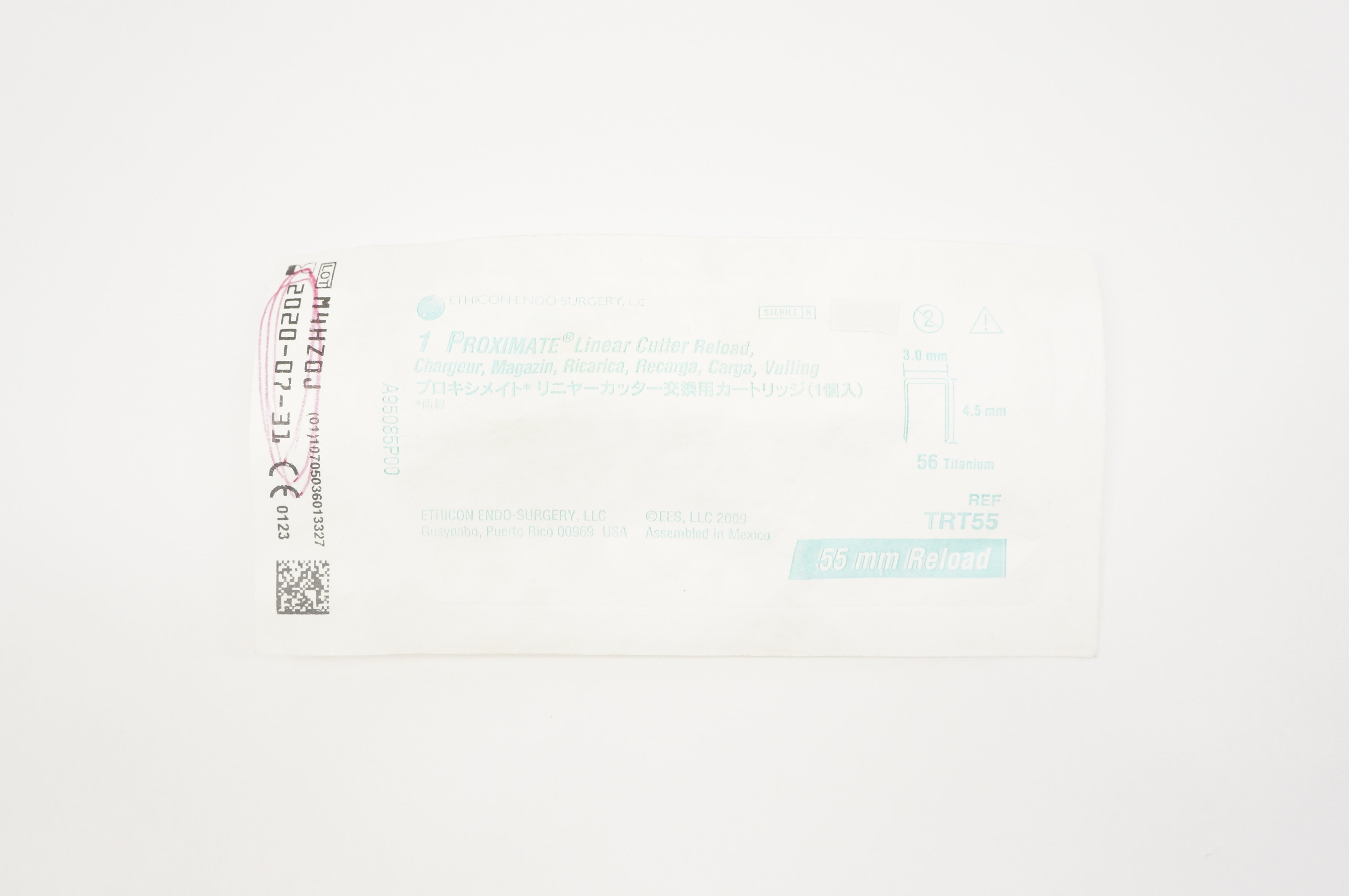 Ethicon TRT55 Proximate Linear Cutter Reload 55 mm, 3.0 mm x 4.5 mm (x)