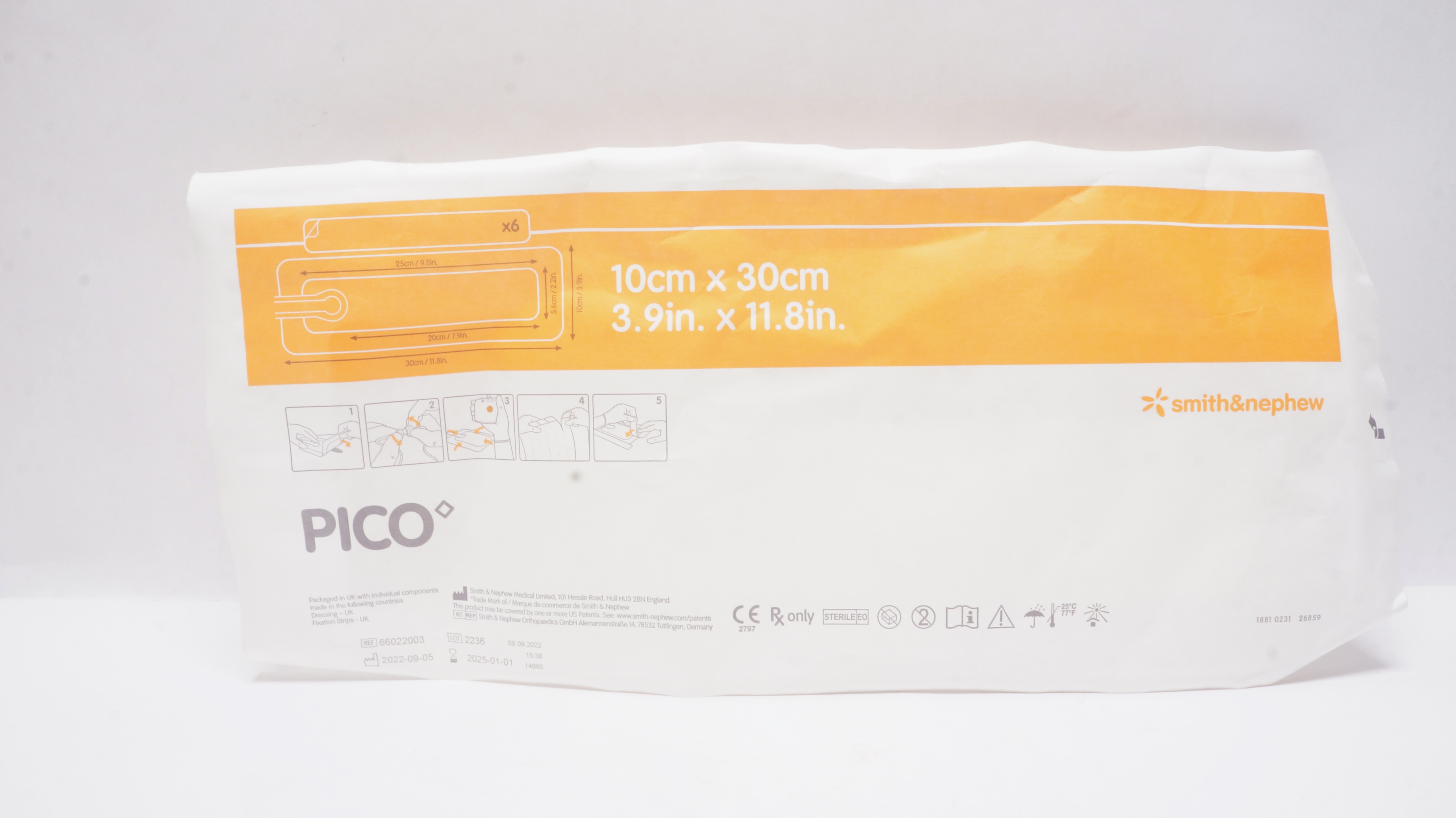 Smith&Nephew 66022003 PICO 3.9inch x 11.8inch