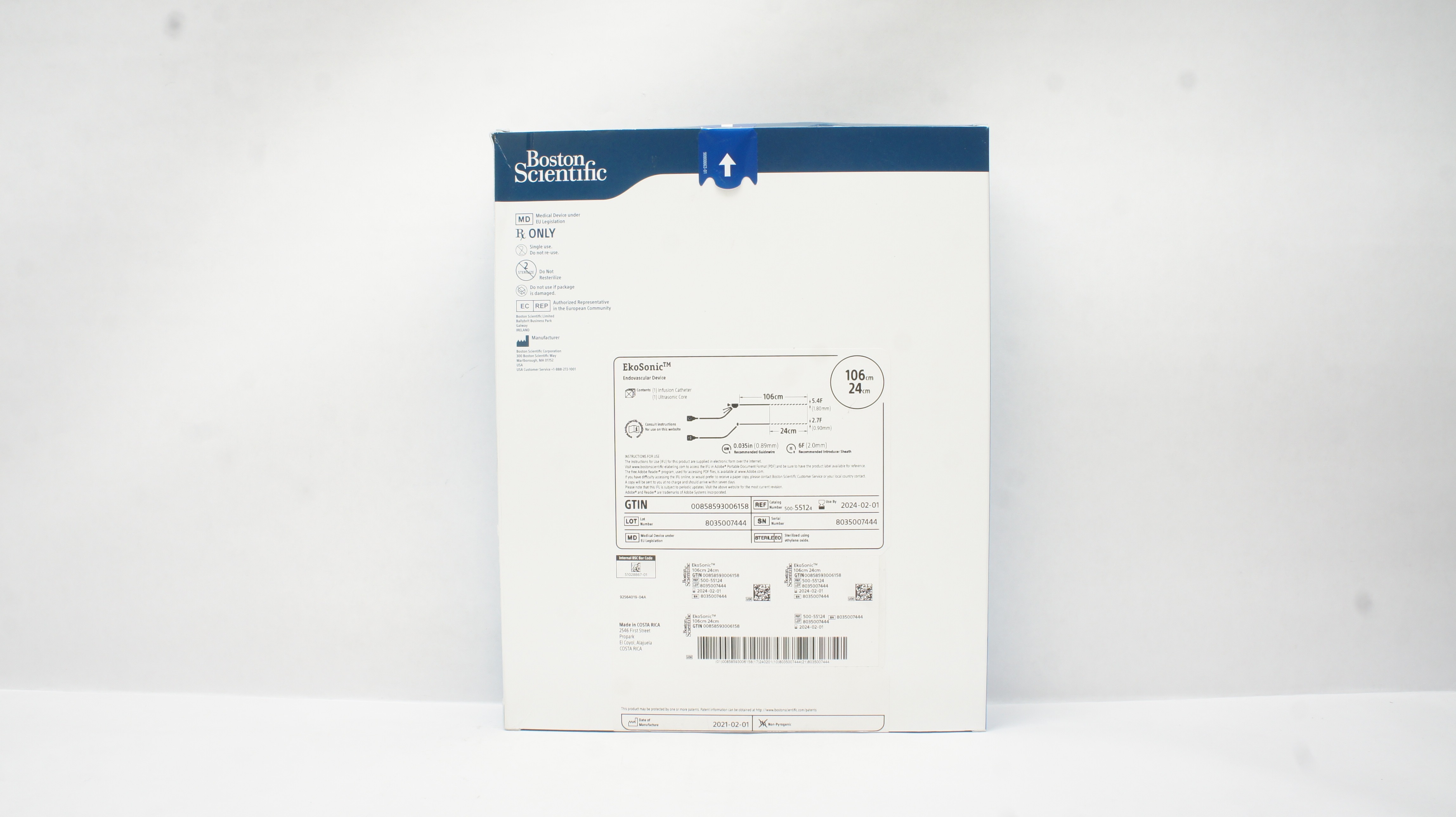 Boston Scientific 500-55124 EkoSonic Endovascular Device 106cm x 24cm (x)