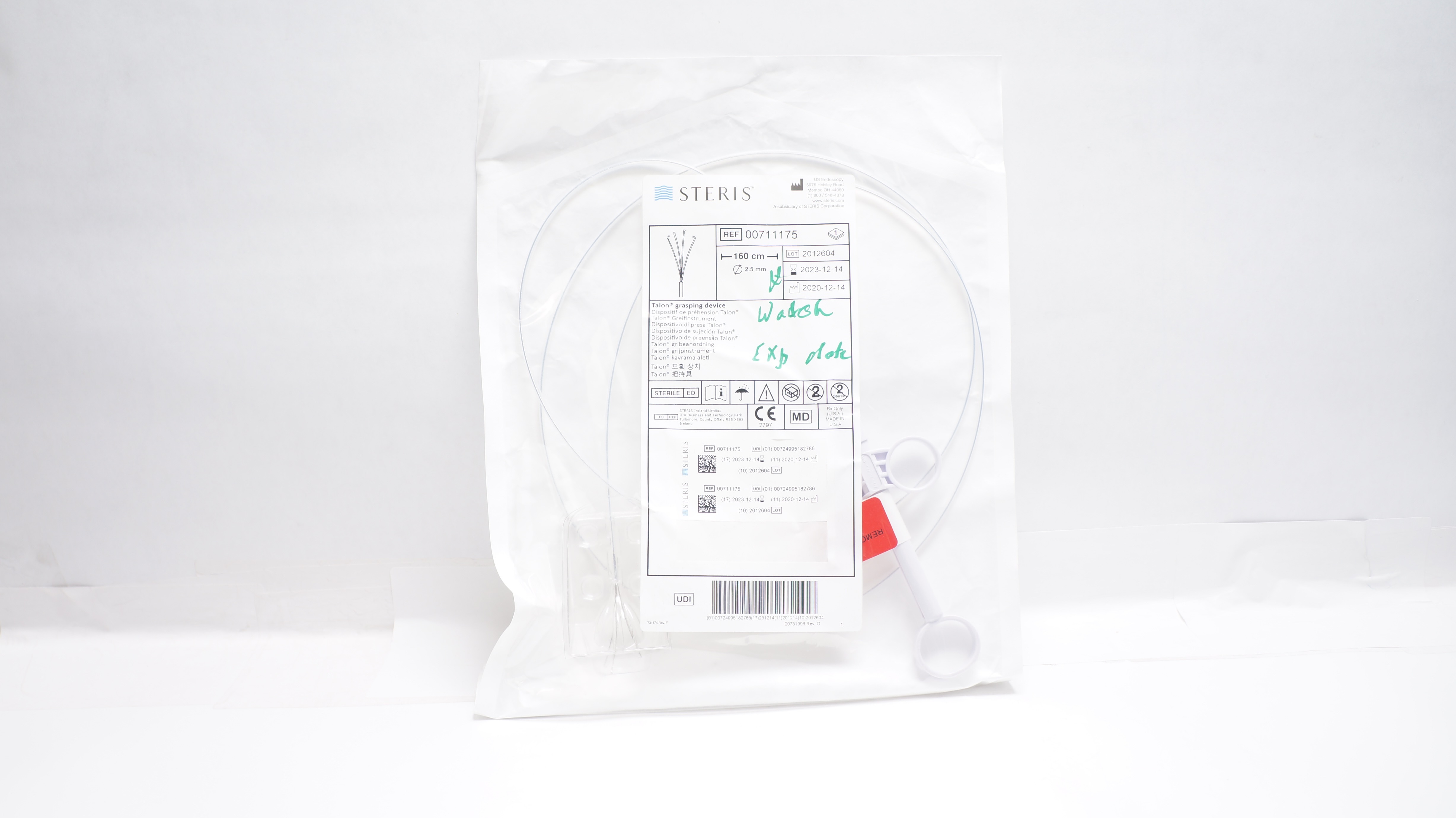 US Endoscopy 00711175 Steris Talon Grasping Device 160cm x 2.5mm (x)