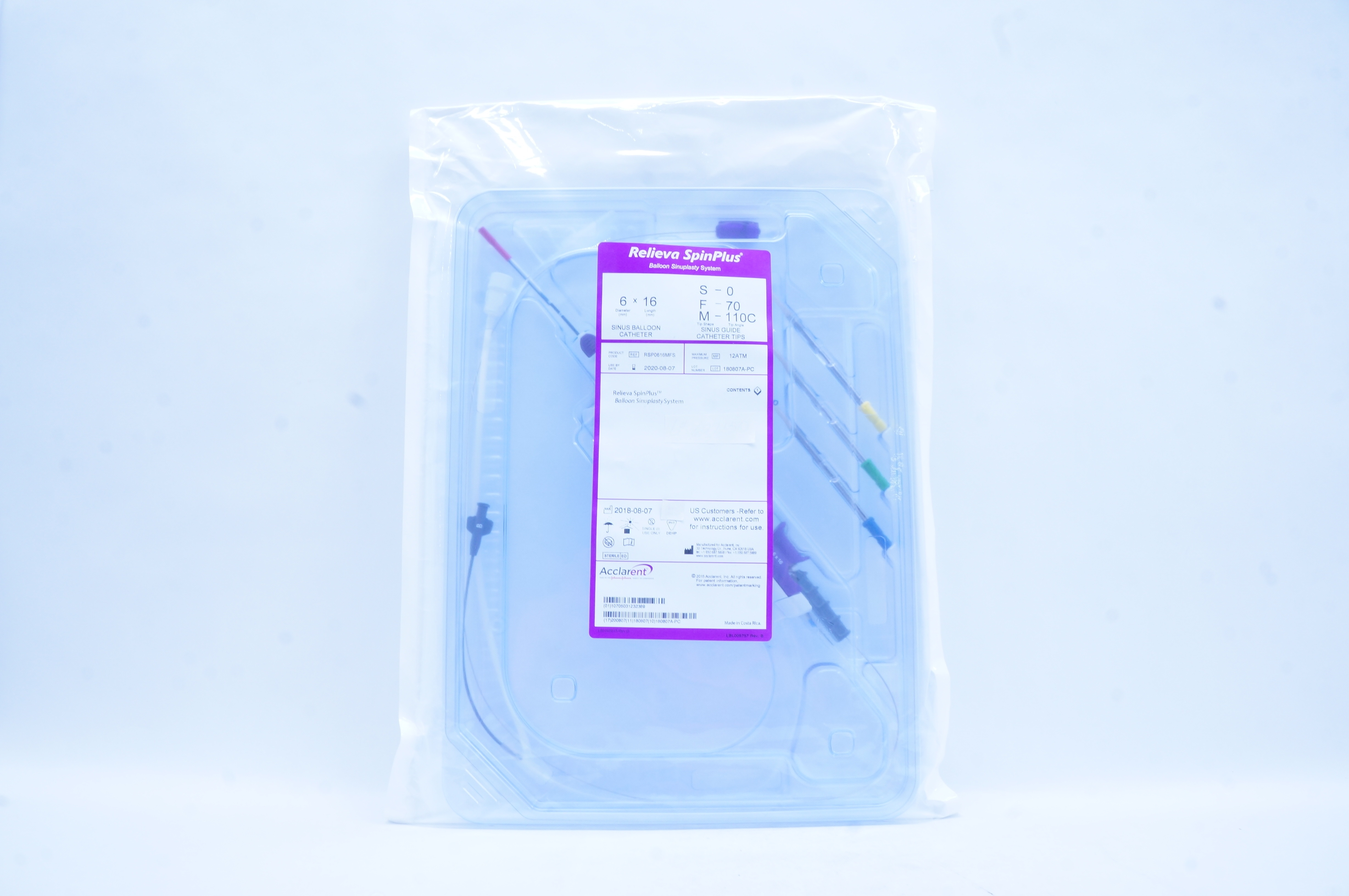 Acclarent RSP0616MFS Relieva SpinPlus Balloon Sinuplasty System 6mm x 16mm (x)