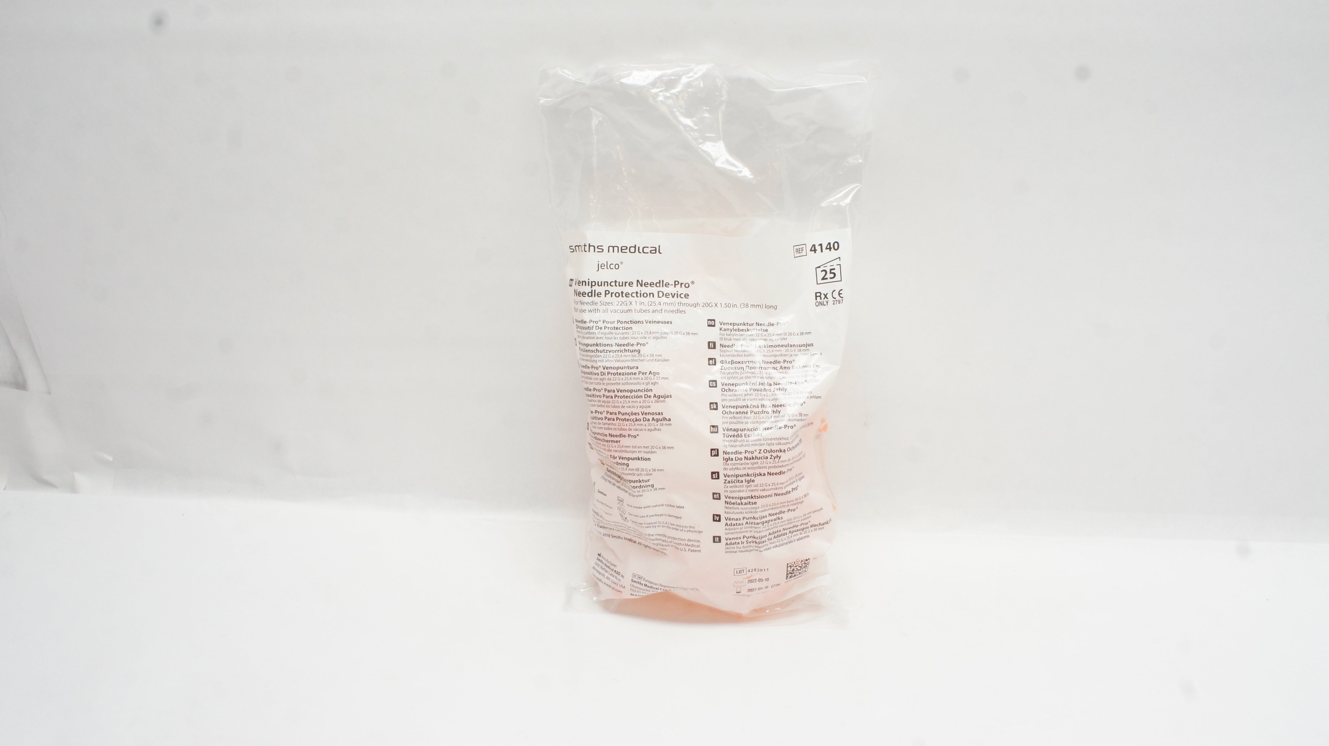 Smiths Medical 4140 Venipuncture Needle-Pro, Ndle Protection Device - Pack of 25