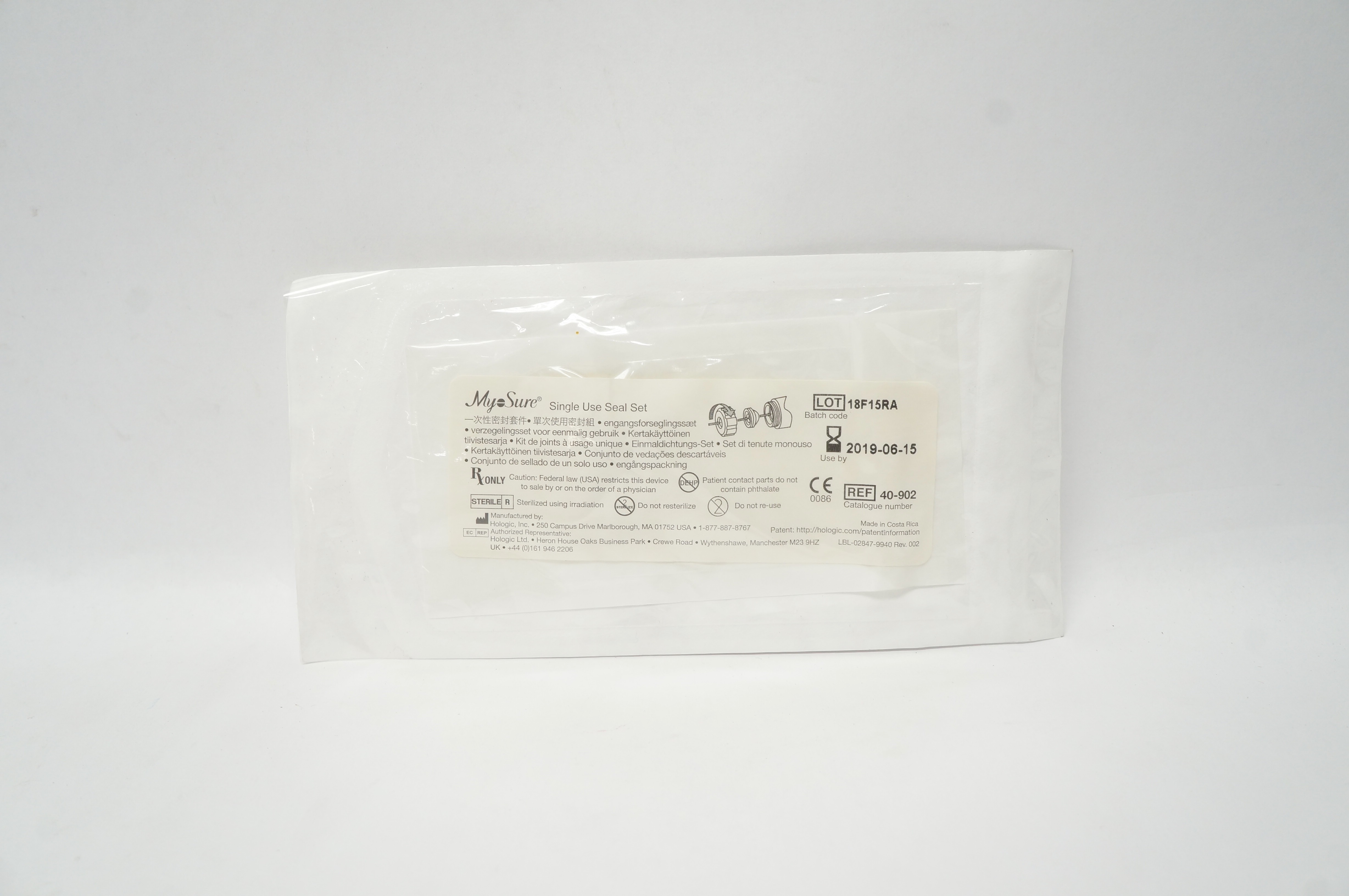 Hologic 40-902 MyoSure Single Use Seal Set (x)