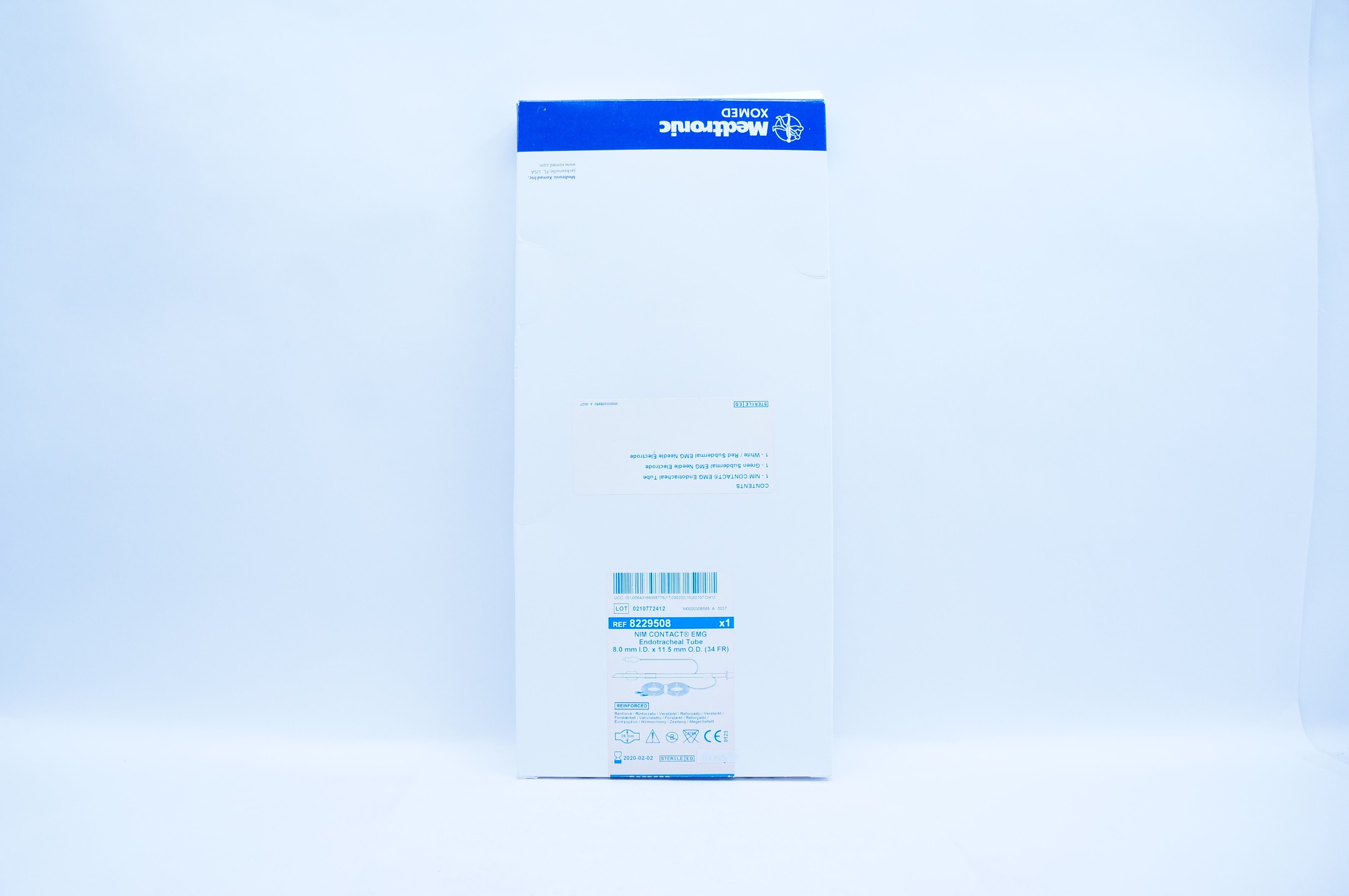 Medtronic 8229508 NIM CONTACT EMG Endotracheal Tube 8.0mm ID x 11.5mm OD (x)