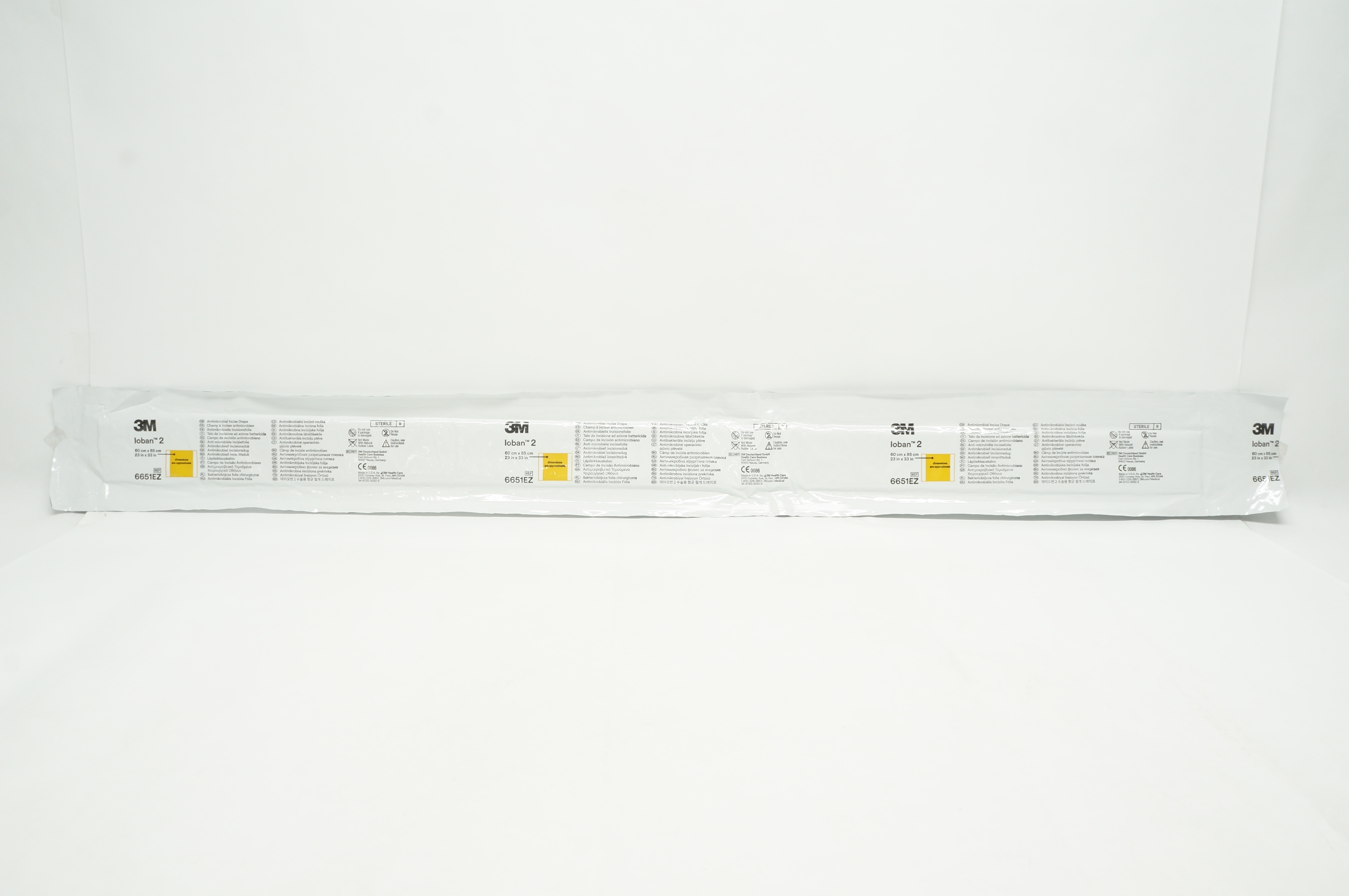 3M 6651EZ Loban 2 Antimibrobial Incise Drape 23inch x 33inch