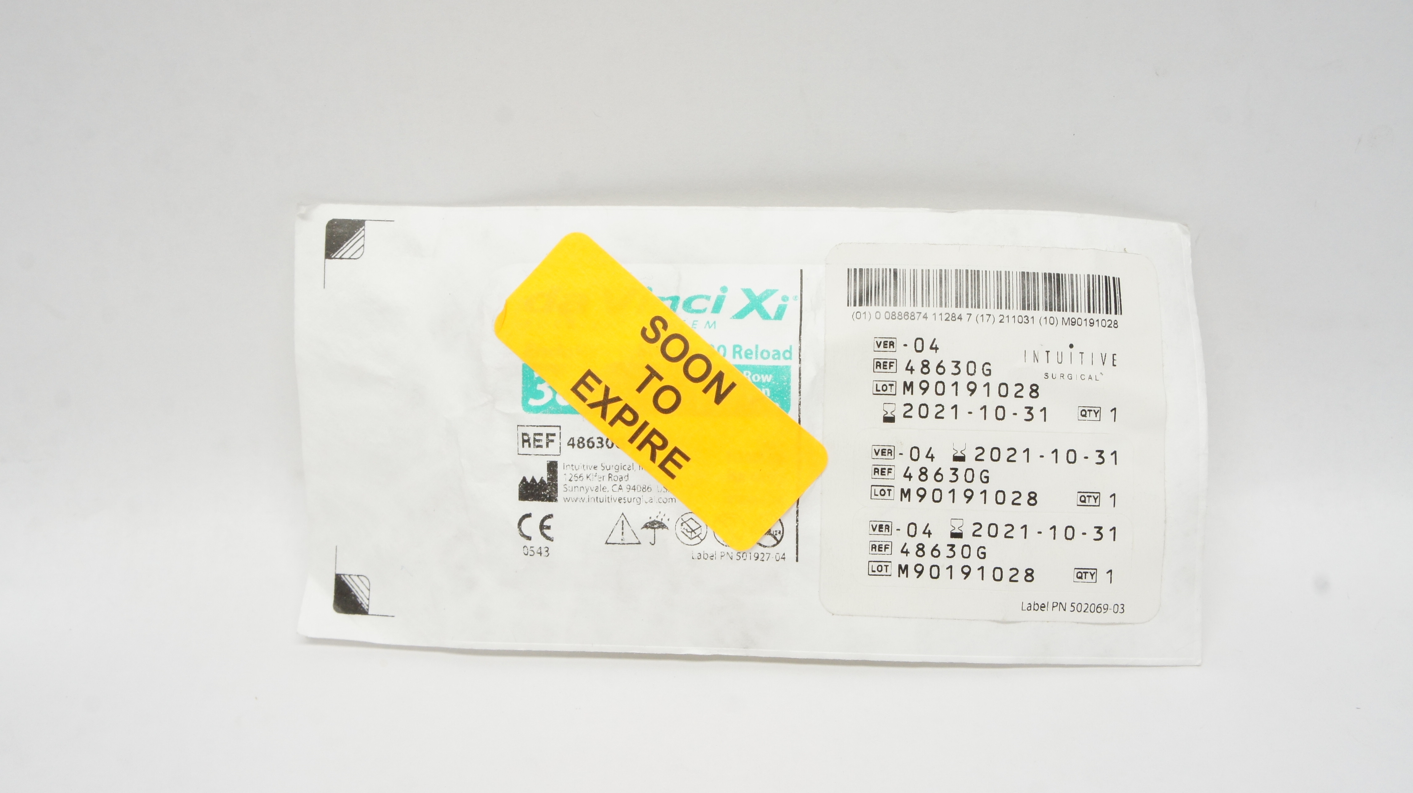 Intuitive Surgical 48630G Da Vinci XI EndoWrist Stapler 30 Reload 30mm 6-Row (x)