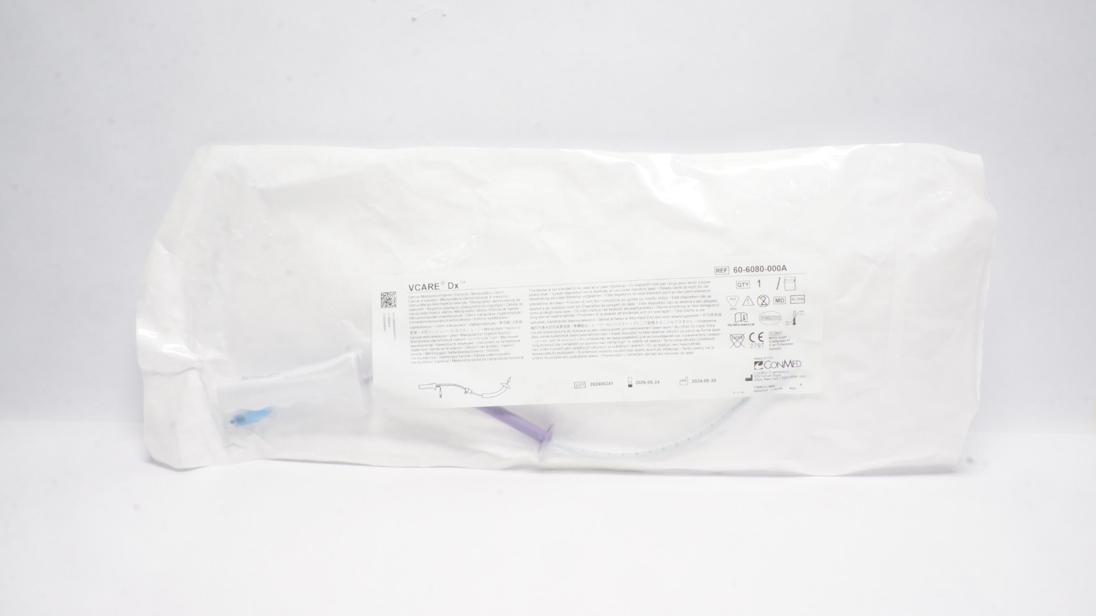 ConMed 60-6080-000A VCARE Dx Uterine Manipulator