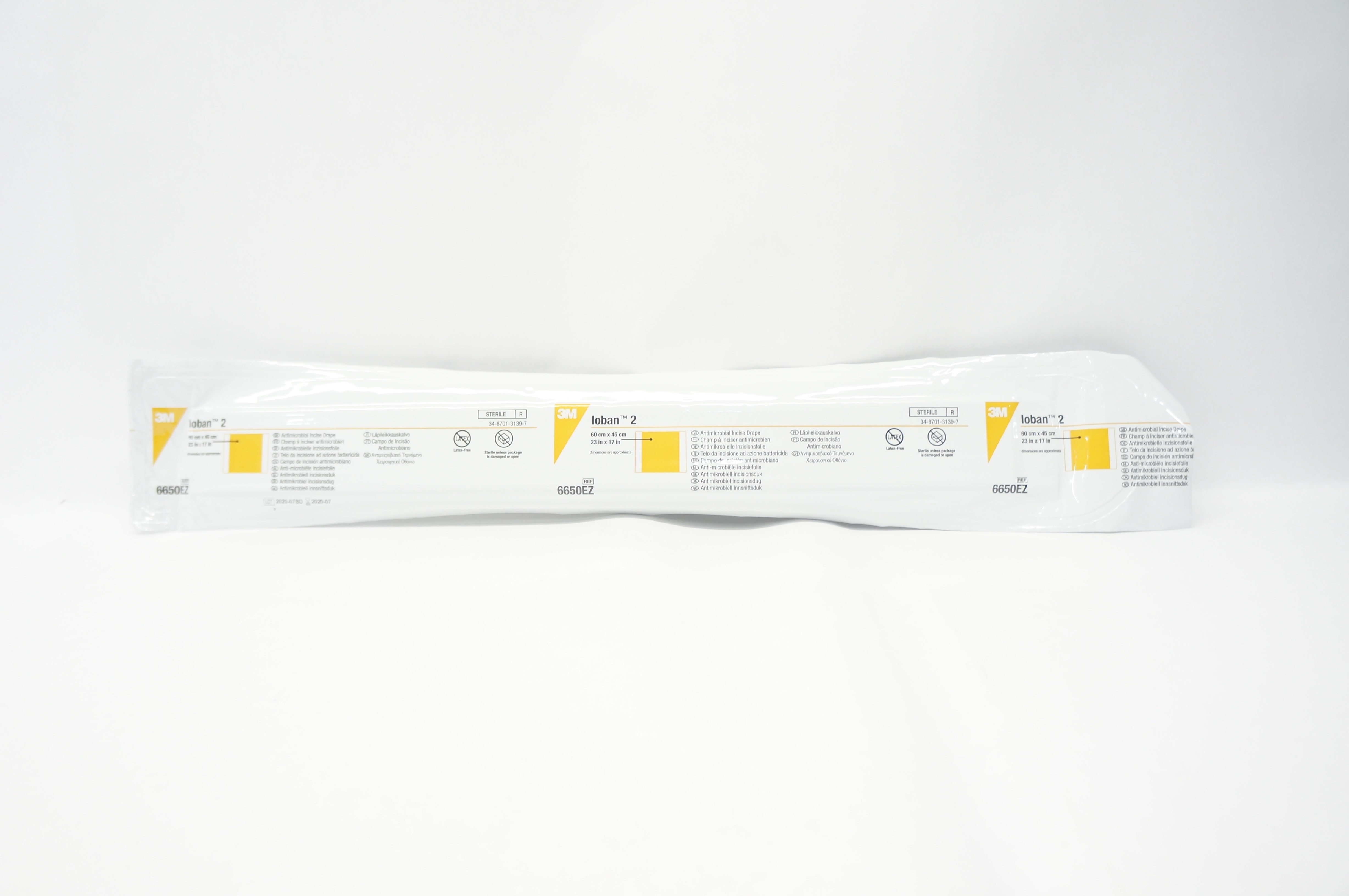 3M 6650EZ Loban 2 Antimicrobial Incise Drape 23inch x 17inch (x)
