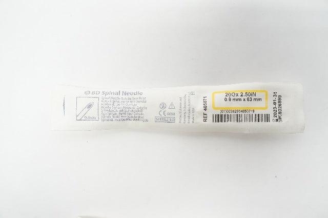 BD 405071 Spinal Ndle. Quincke Type Point 20G x 2.50inch