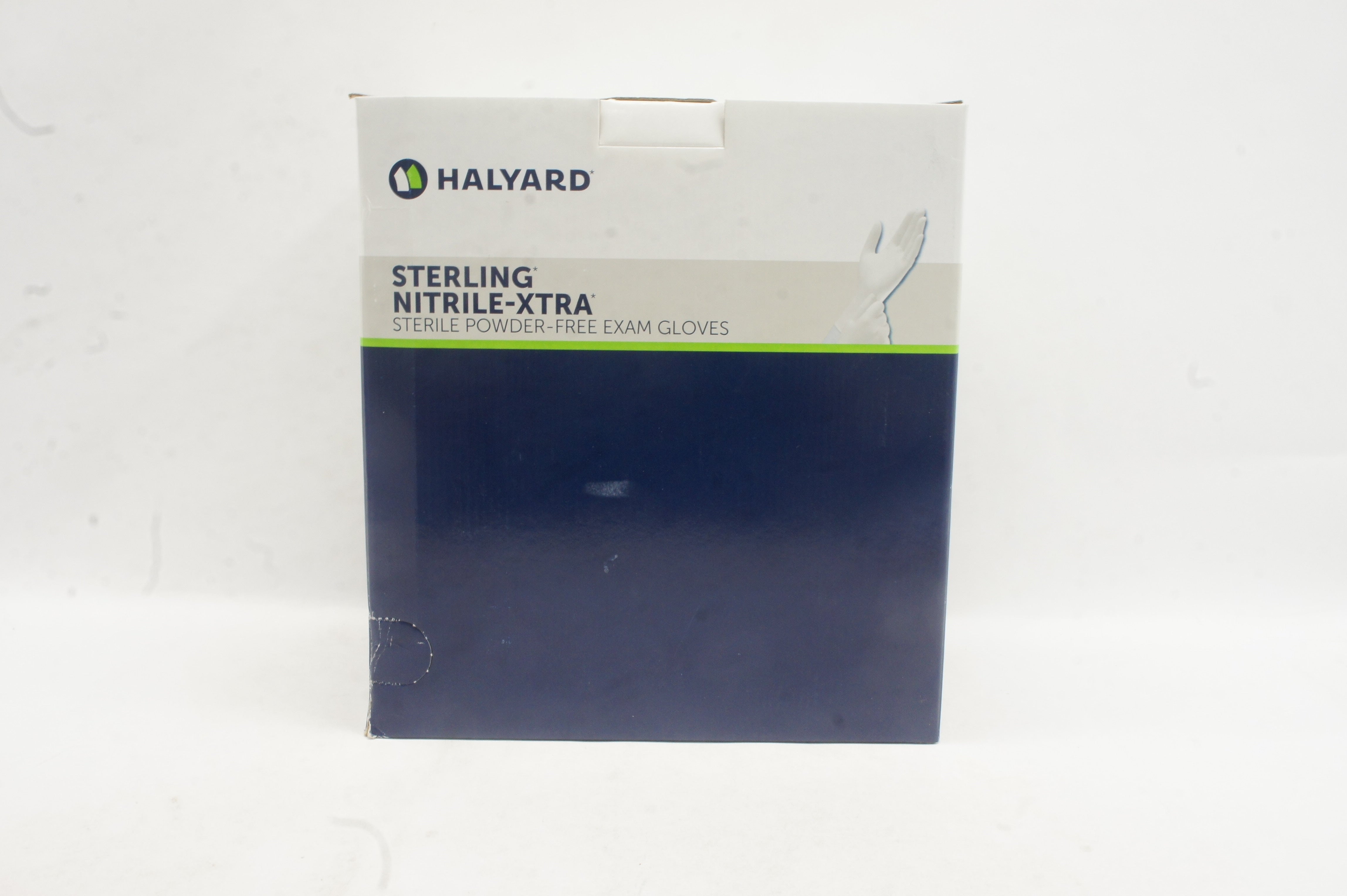 Halyard 33030 Sterling Nitrile-Xtra Powder-Free Exam Gloves L - Box of 100 (x)