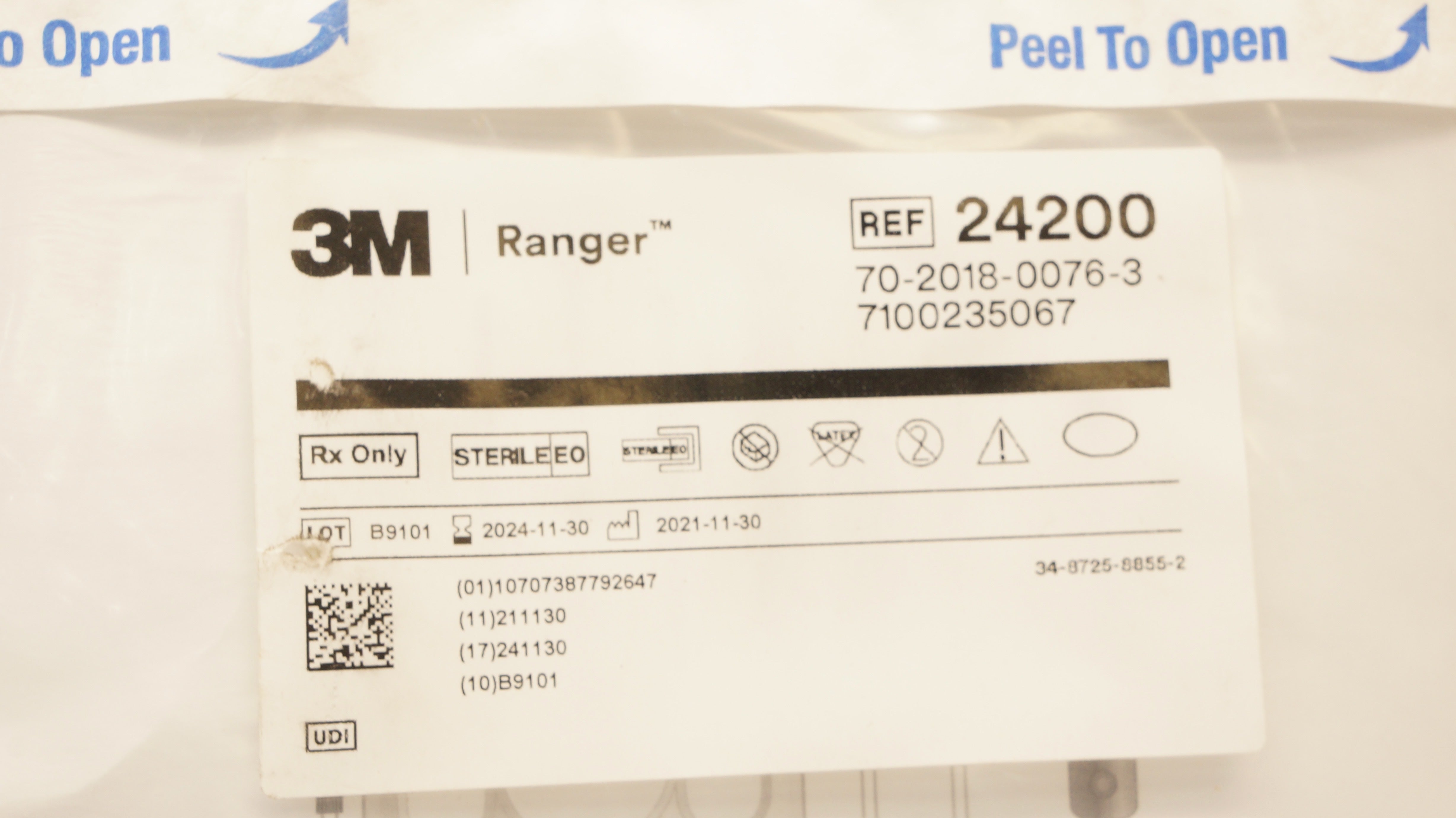 3M 242000 Ranger Blood/Fluid Warming Standard Flow Set