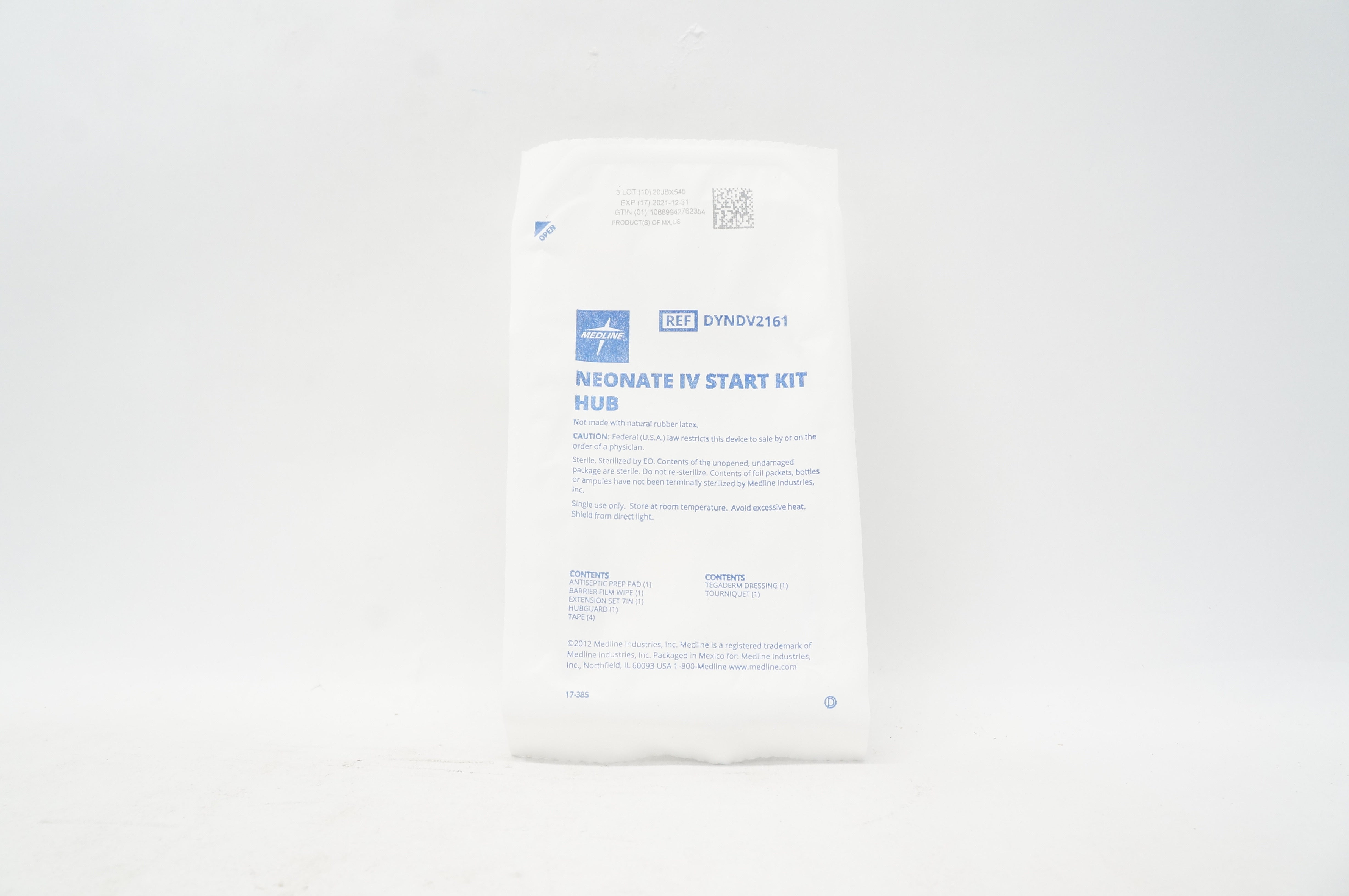 Medline DYNDV2161 Neonate IV Start Kit Hub