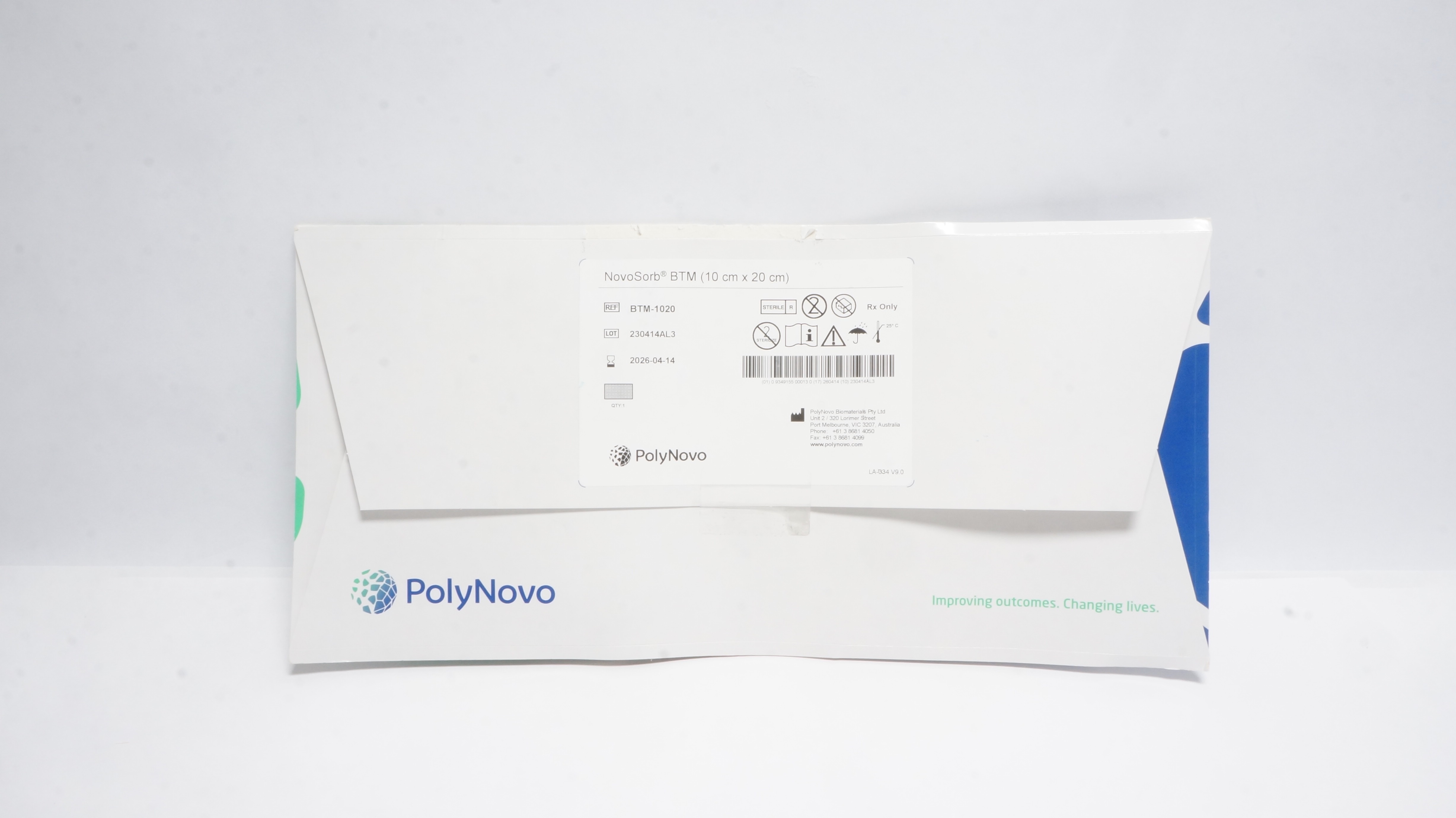 PolyNova BTM-1020 NovoSOrb BTM 10cm x 20xm (x)
