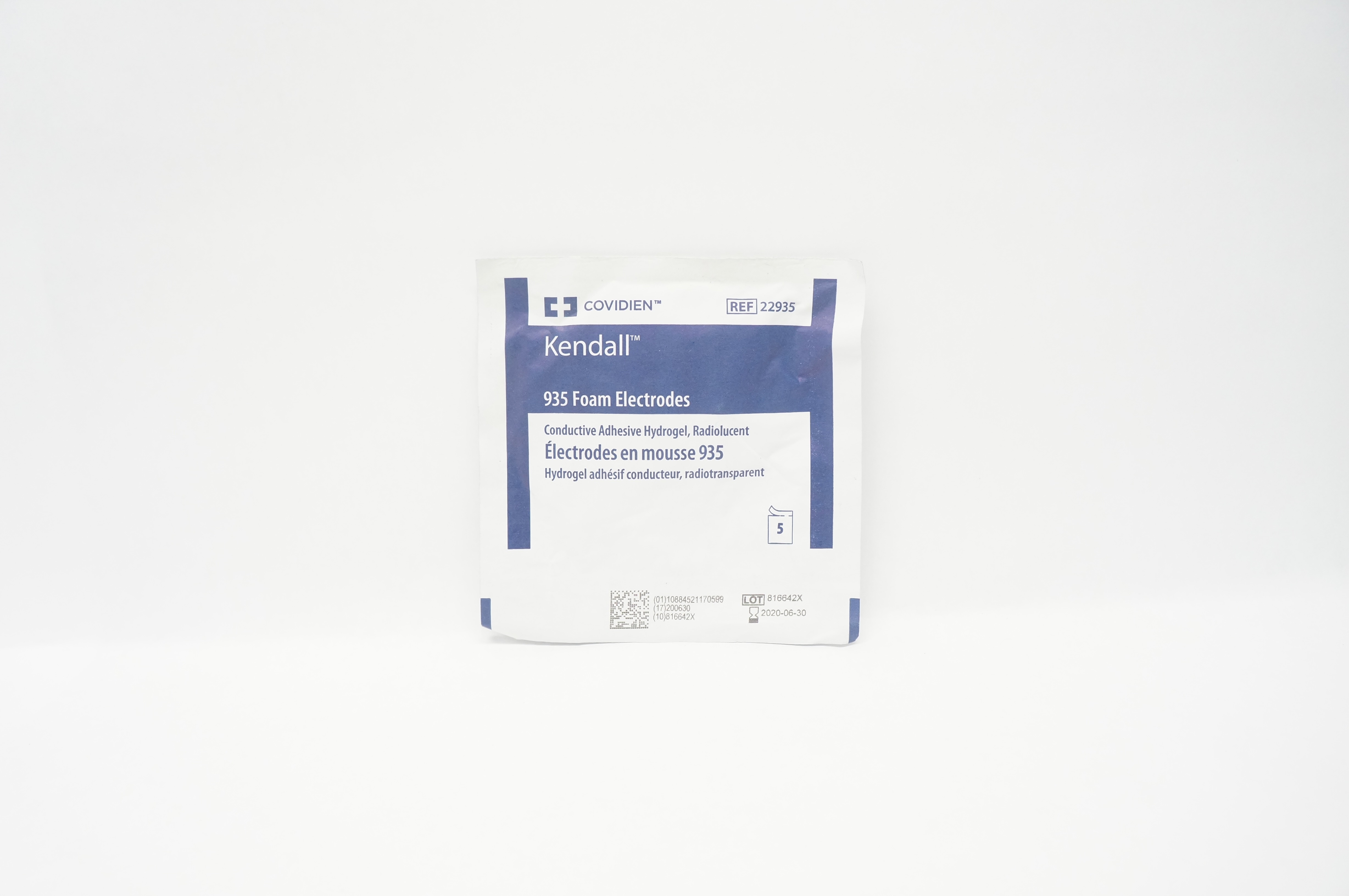 Covidien 22935 Kendall 935 Foam Electrodes (x) - Pack of 5