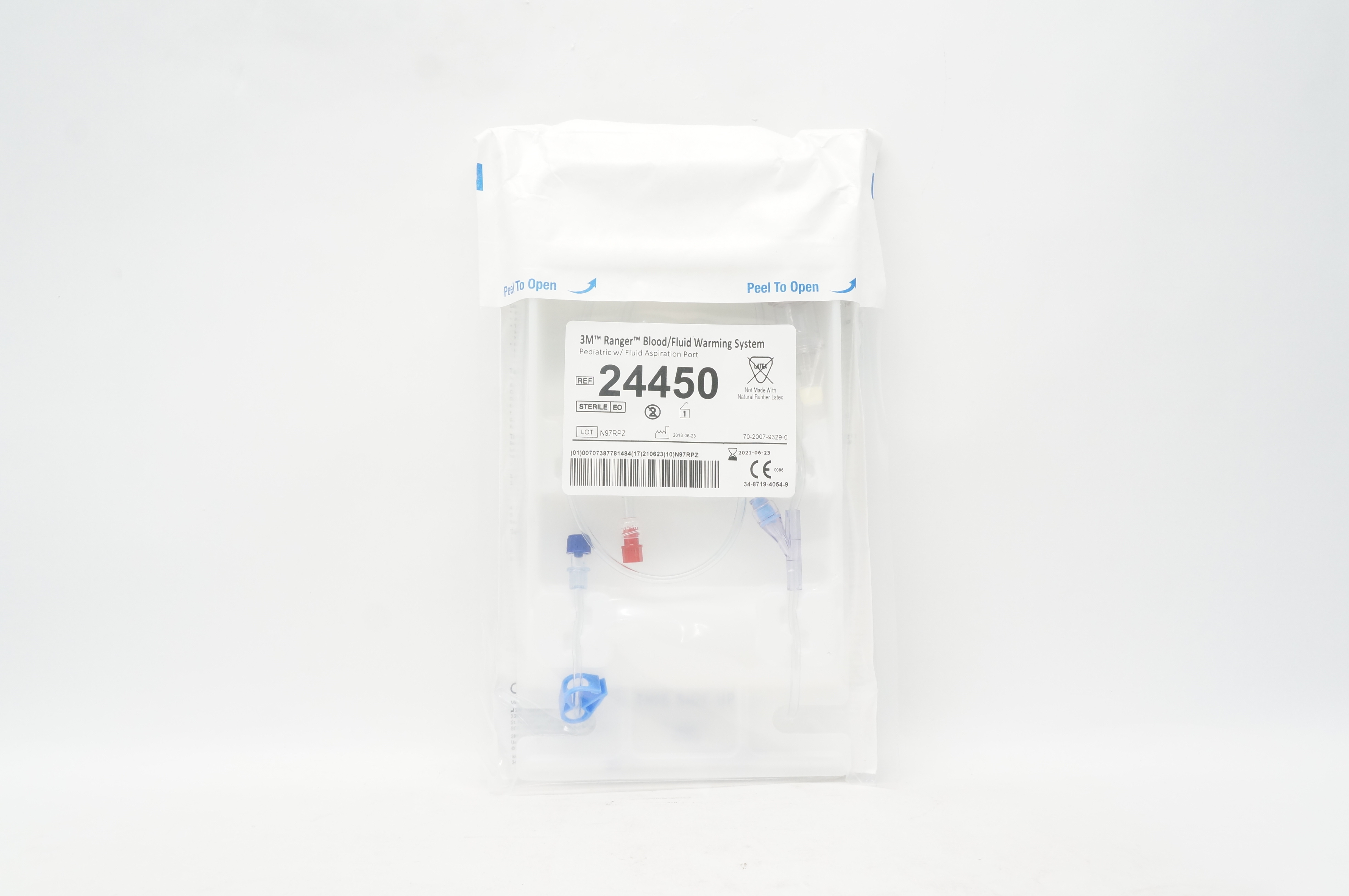 3M 24450 Ranger Pediatric Blood Fluid Warming Set Priming Volume 20mL (x)