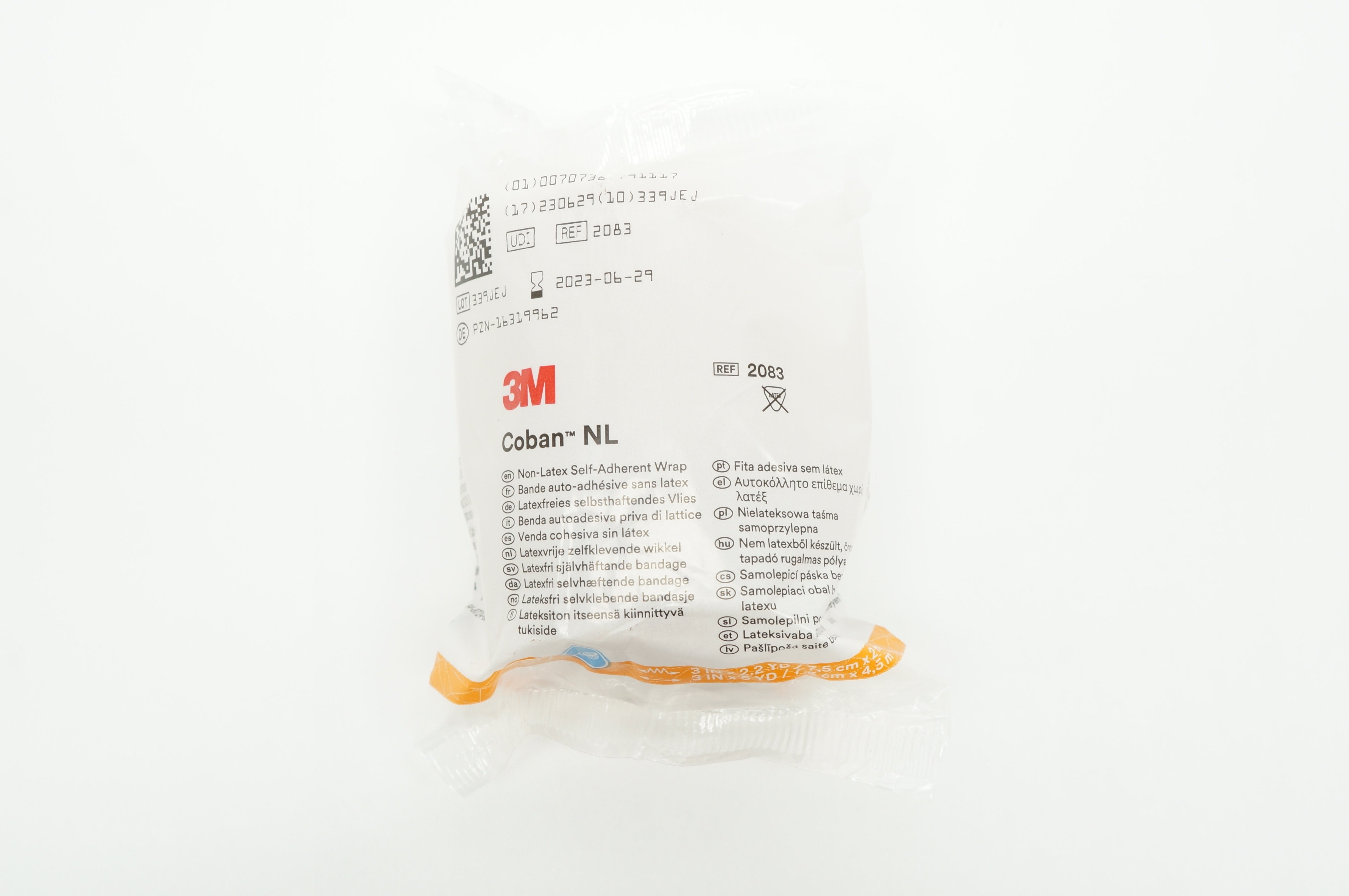 3M 2083 Coban Non-Latex Self-Adherent Wrap 3inch x 2.2yd.