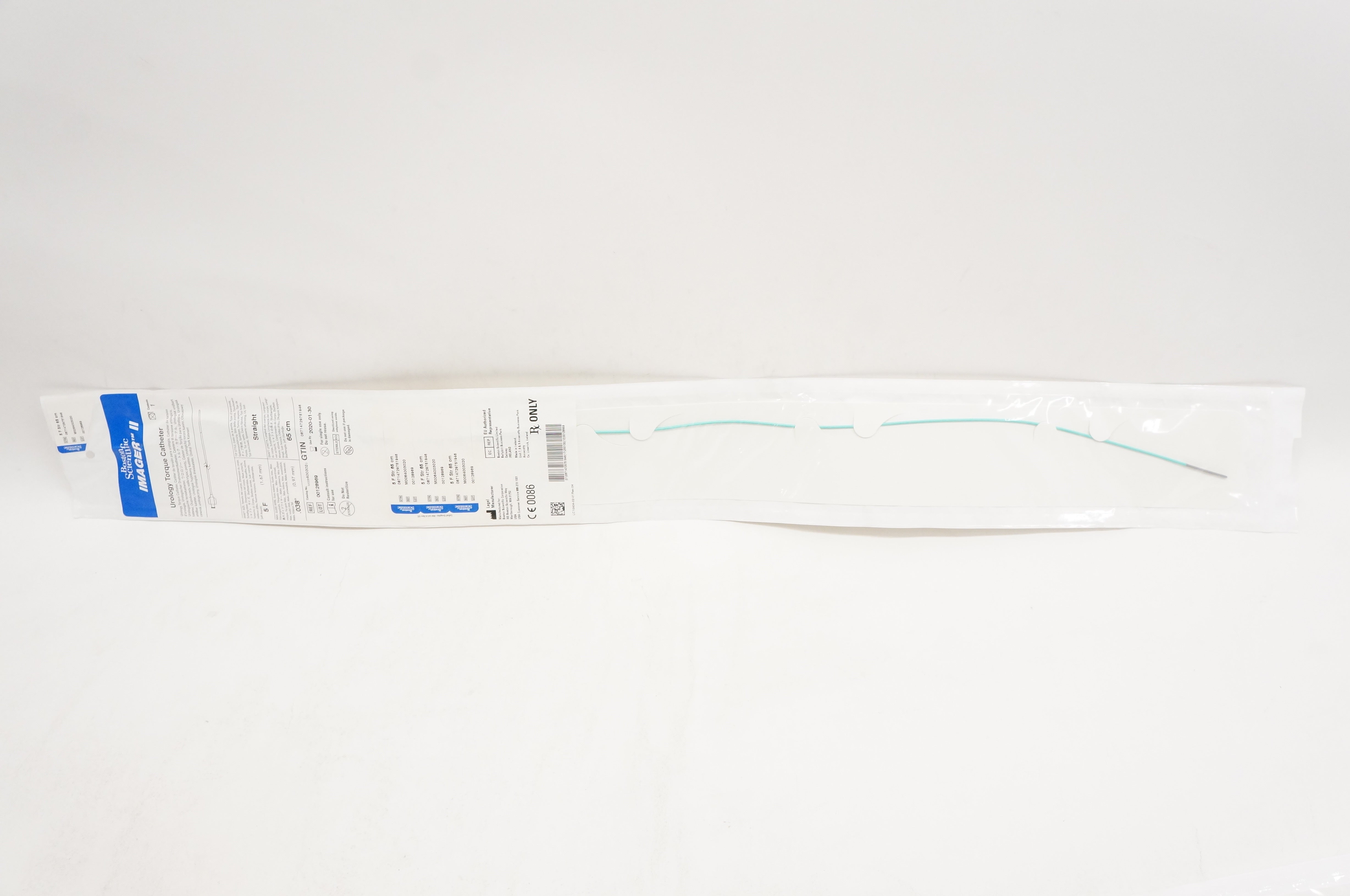 Boston Scientific 400302 IMAGER II Urology Torque Cath. 5F .038inch 65cm (x)