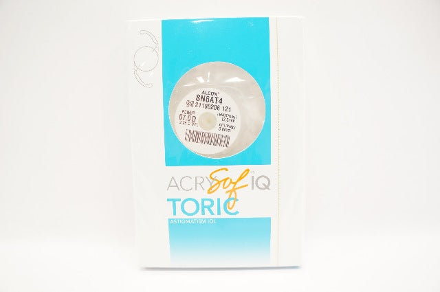 Alcon SN6AT4 AcrySof IQ Toric Astigmatism IOL 7.0D 2.25D CYL 13.0mm x 6.0mm (x)