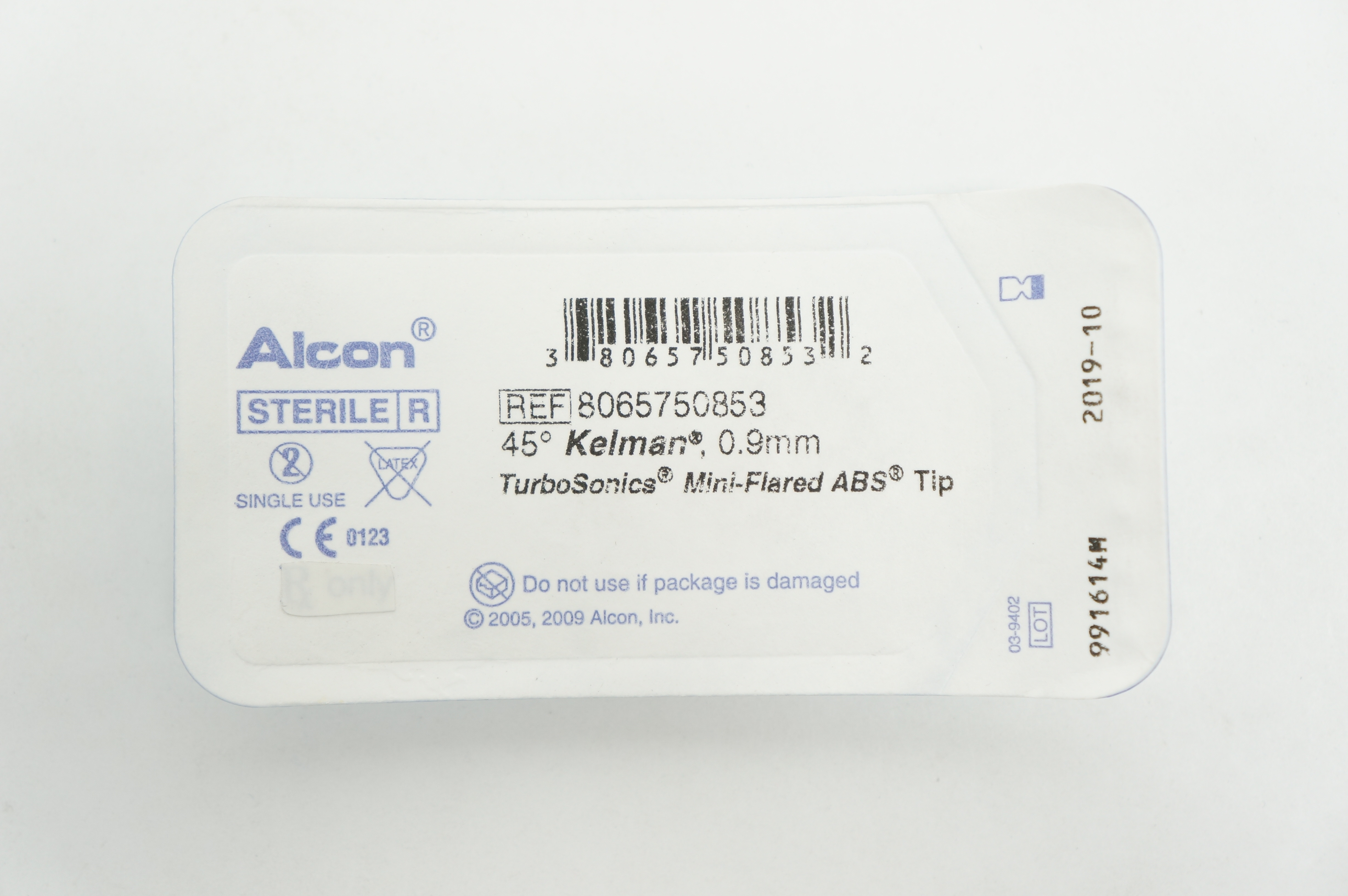 Alcon 8065750853 45 degree Kelman 0.9mm TurboSonics Mini-Flared ABS Tip (x)