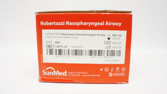 SunMed 1-5075-32 Robertazzi Nasopharyngeal Airway 32Fr (x) - Box of 6