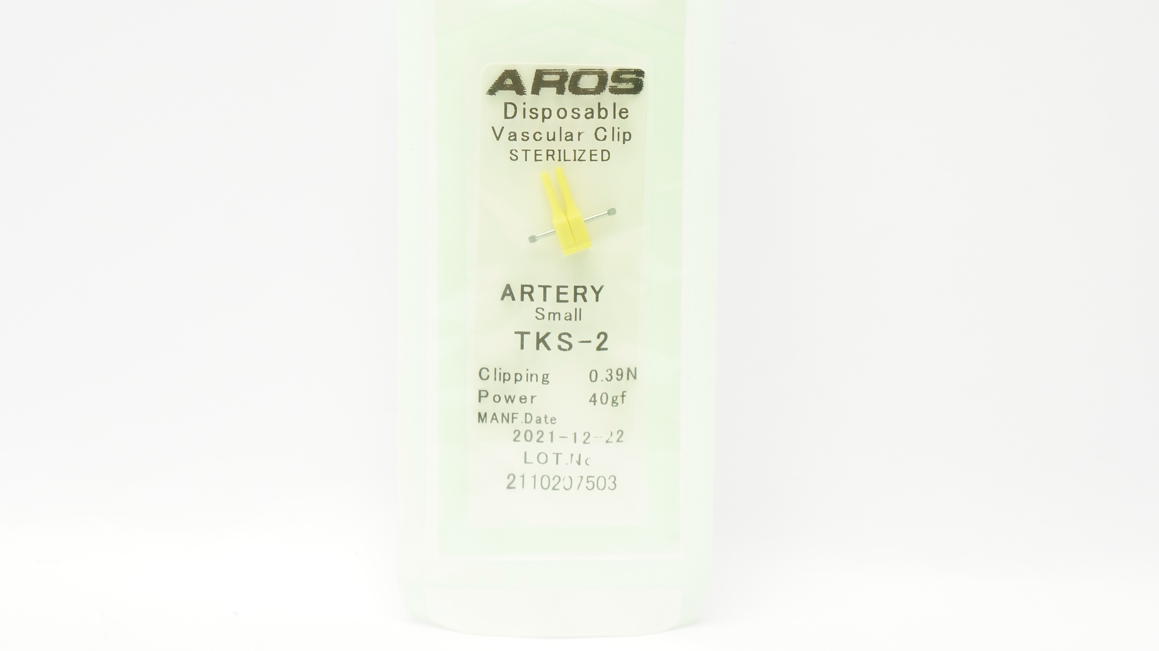 Aros TKS-2 Disposable Artery Small Vascular Clip