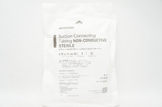 McKesson 16-66305 Suction Connector Tubing 6 ft x 1/4 inch ID