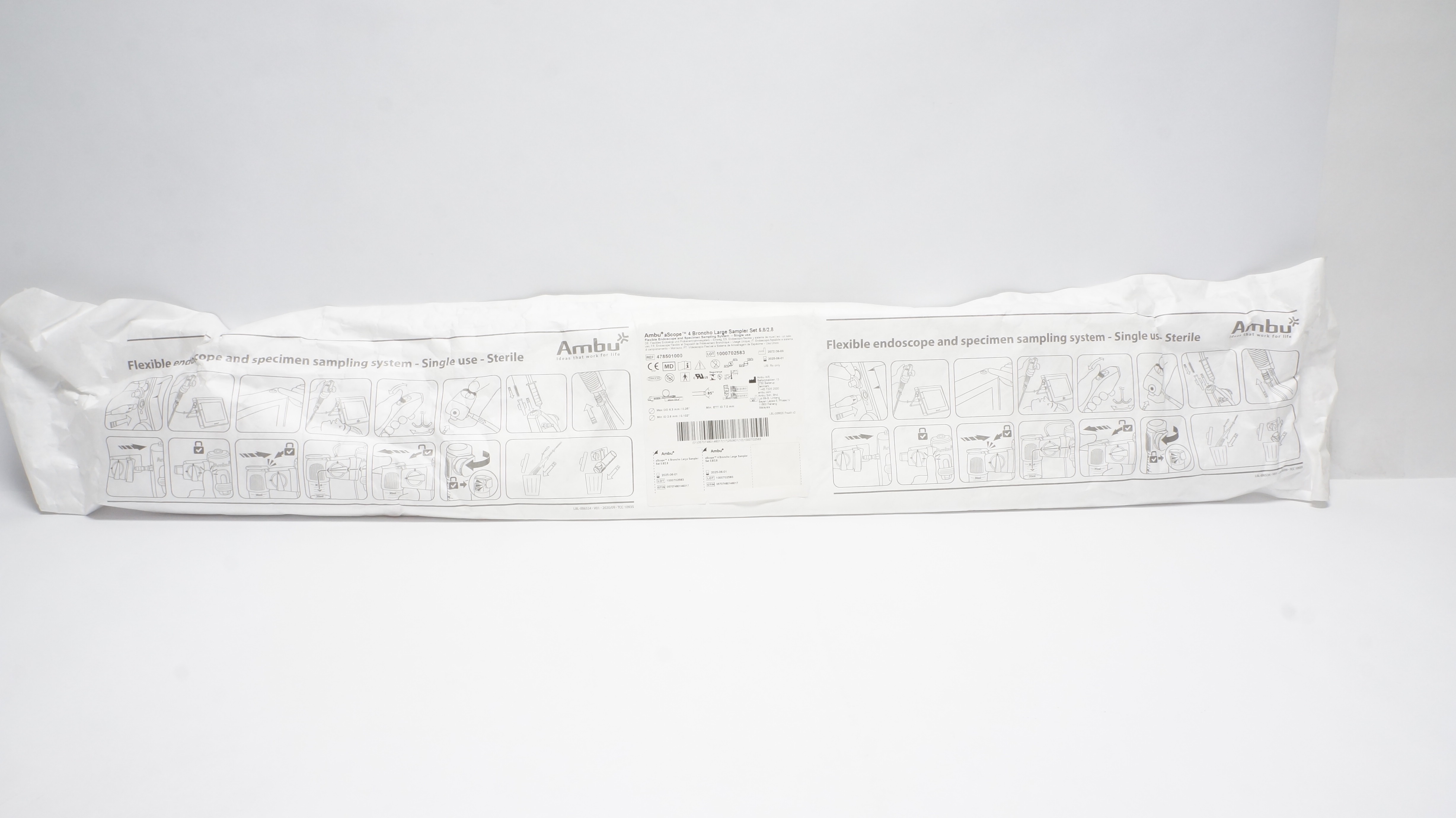 Ambu 478501000 aScoper 4 Broncho Large Sampler Set 5.8/2.8 (x)