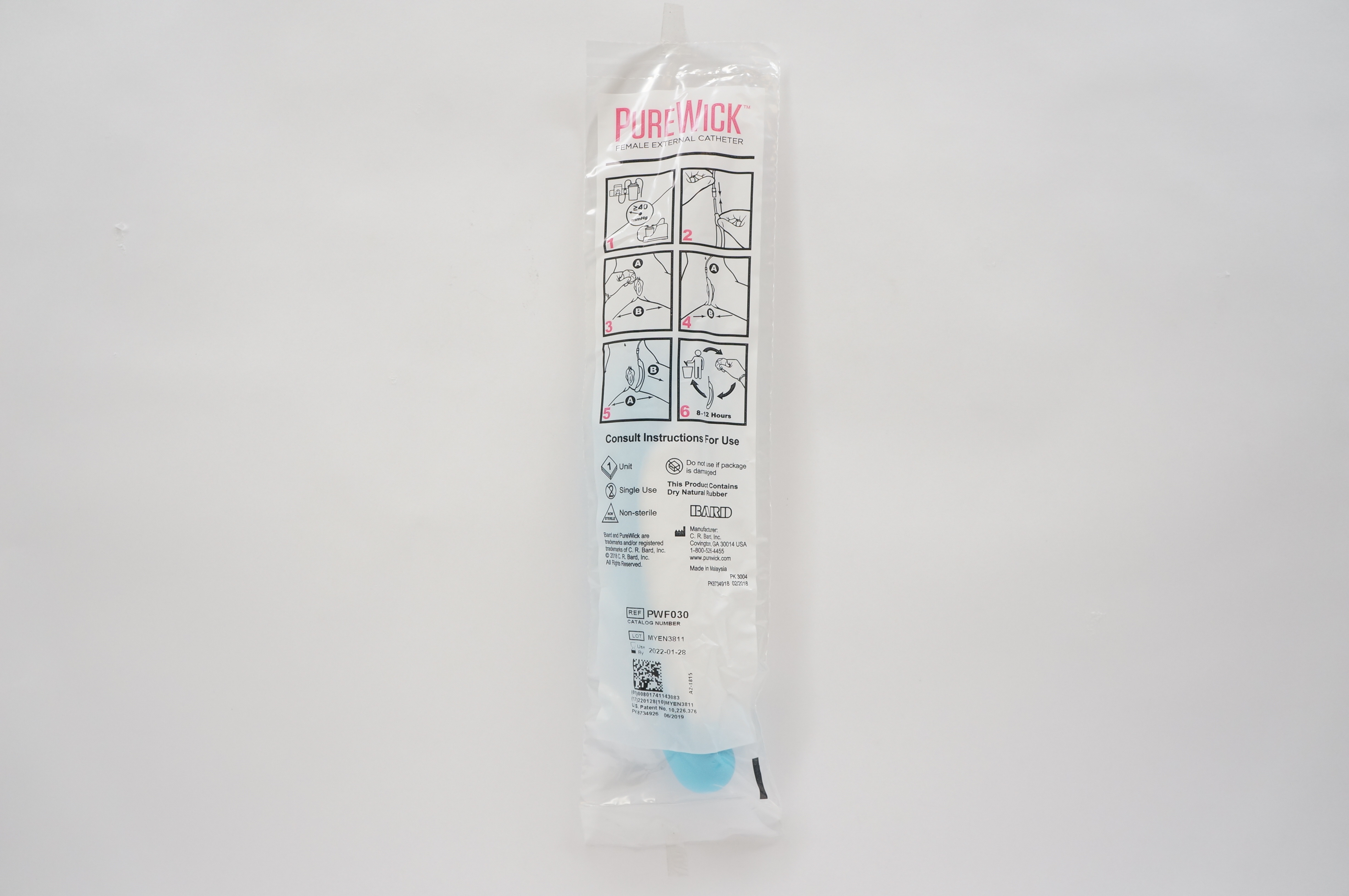 Bard PWF030 PureWick Female External Cath.(x)