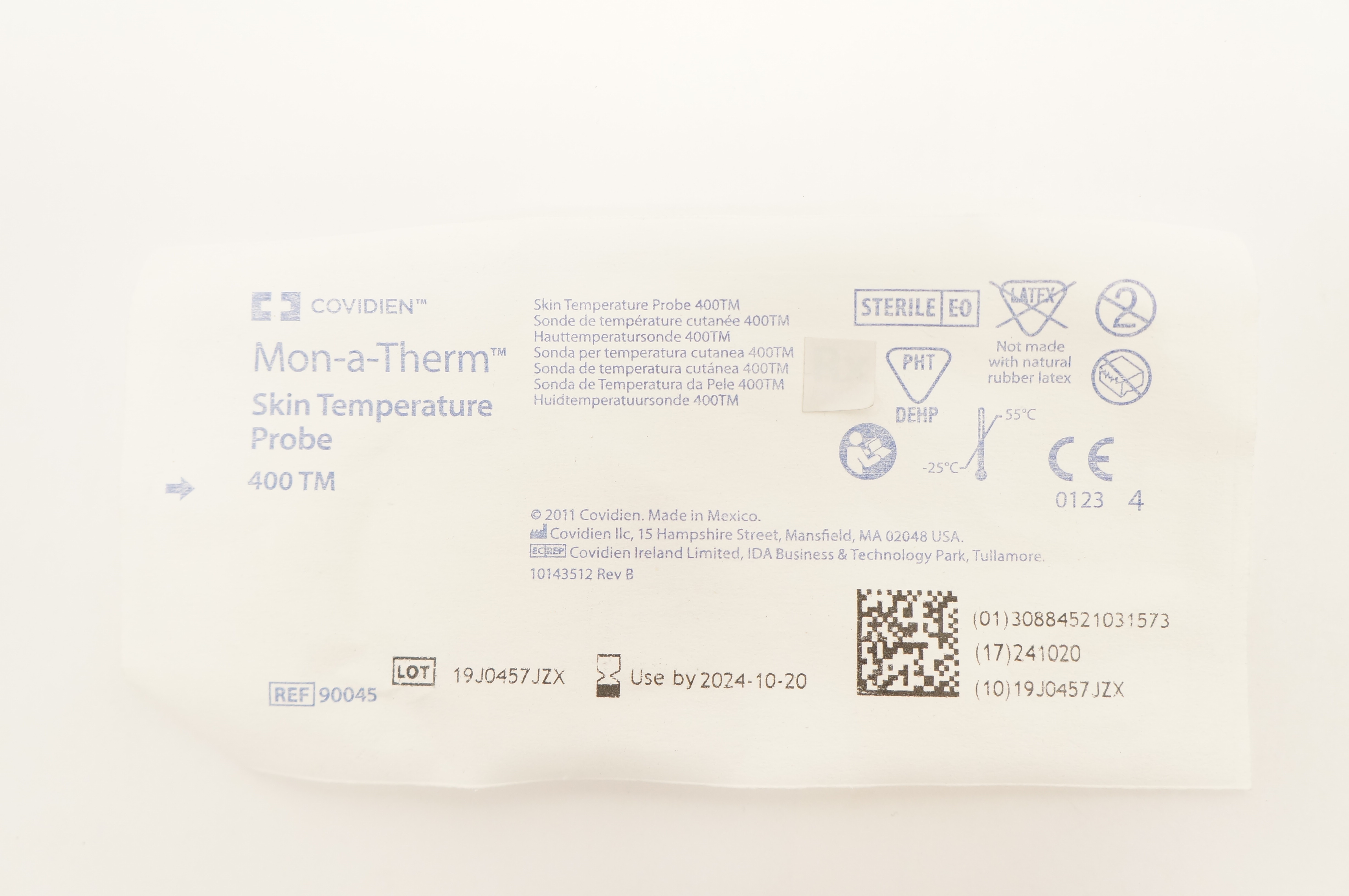 Covidien 90045 Mon-a-Therm Skin Temperature Probe 400TM