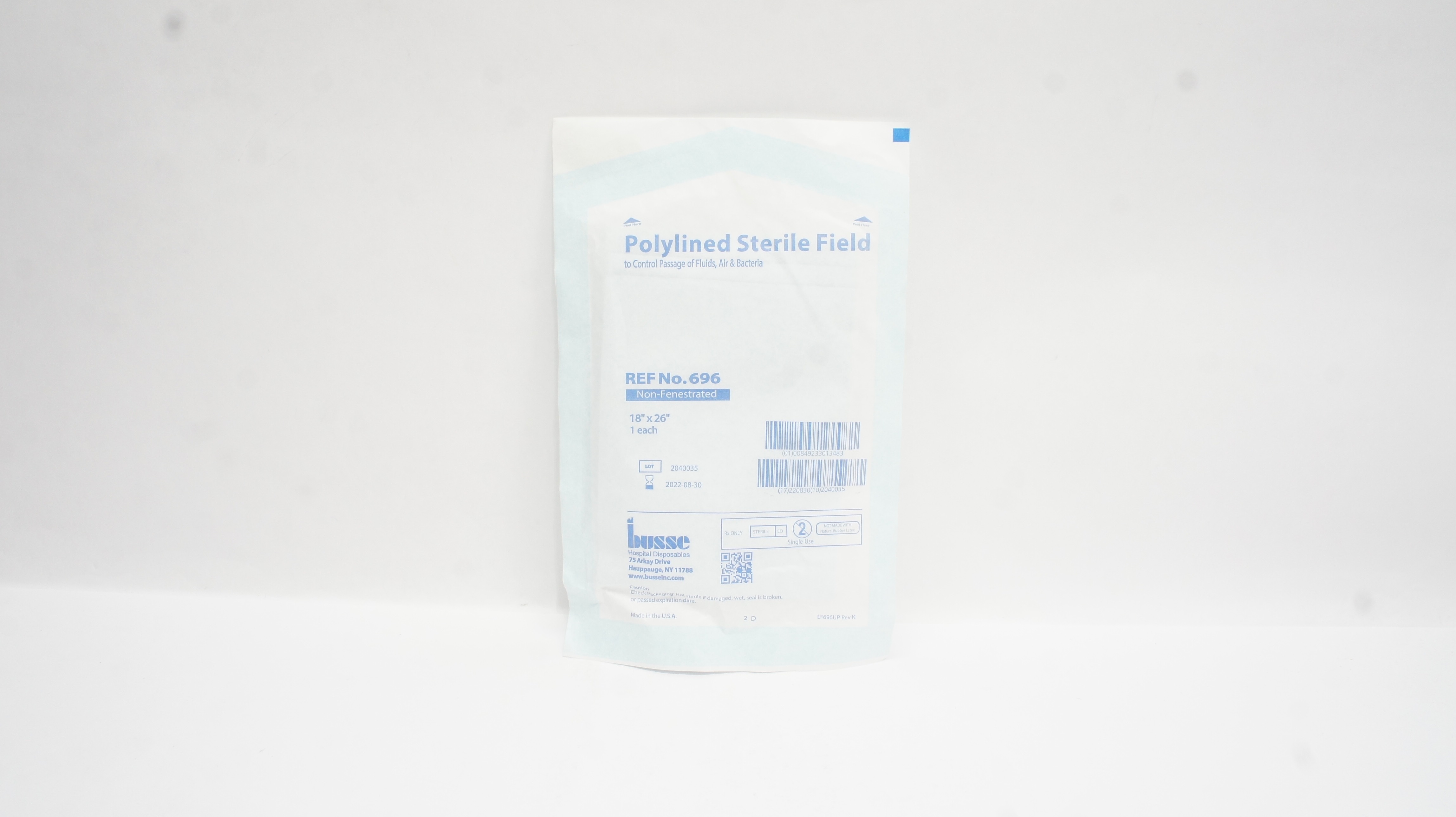 Busse 696 Polylined Sterile Field 18inch x 26inch (x)
