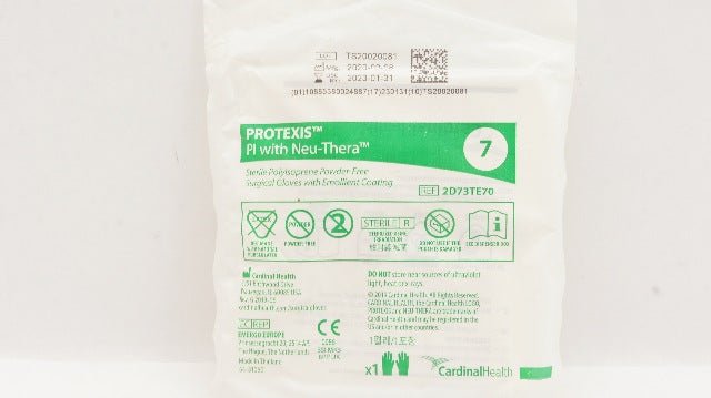 Cardinal Health 2D73TE70 Protexis PI W/Neu-Thera Surgical Gloves, Size 7