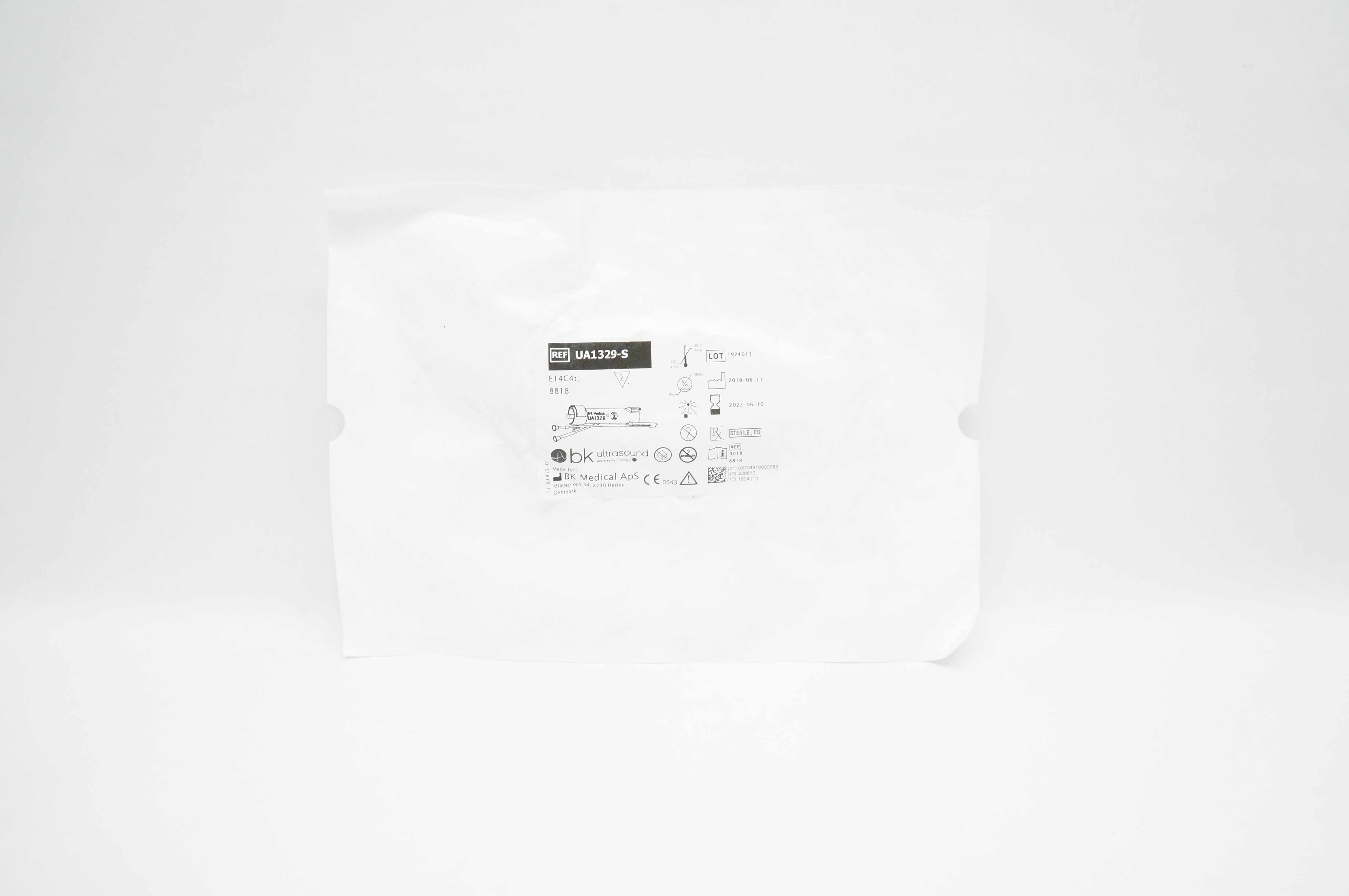 BK Medical UA1329-S Dual Biopsy Ndle. Guide (x)