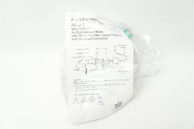 Hudson RCI 1940 Adult Multi-Vent Air Entrainment Mask w/7ft Tubing