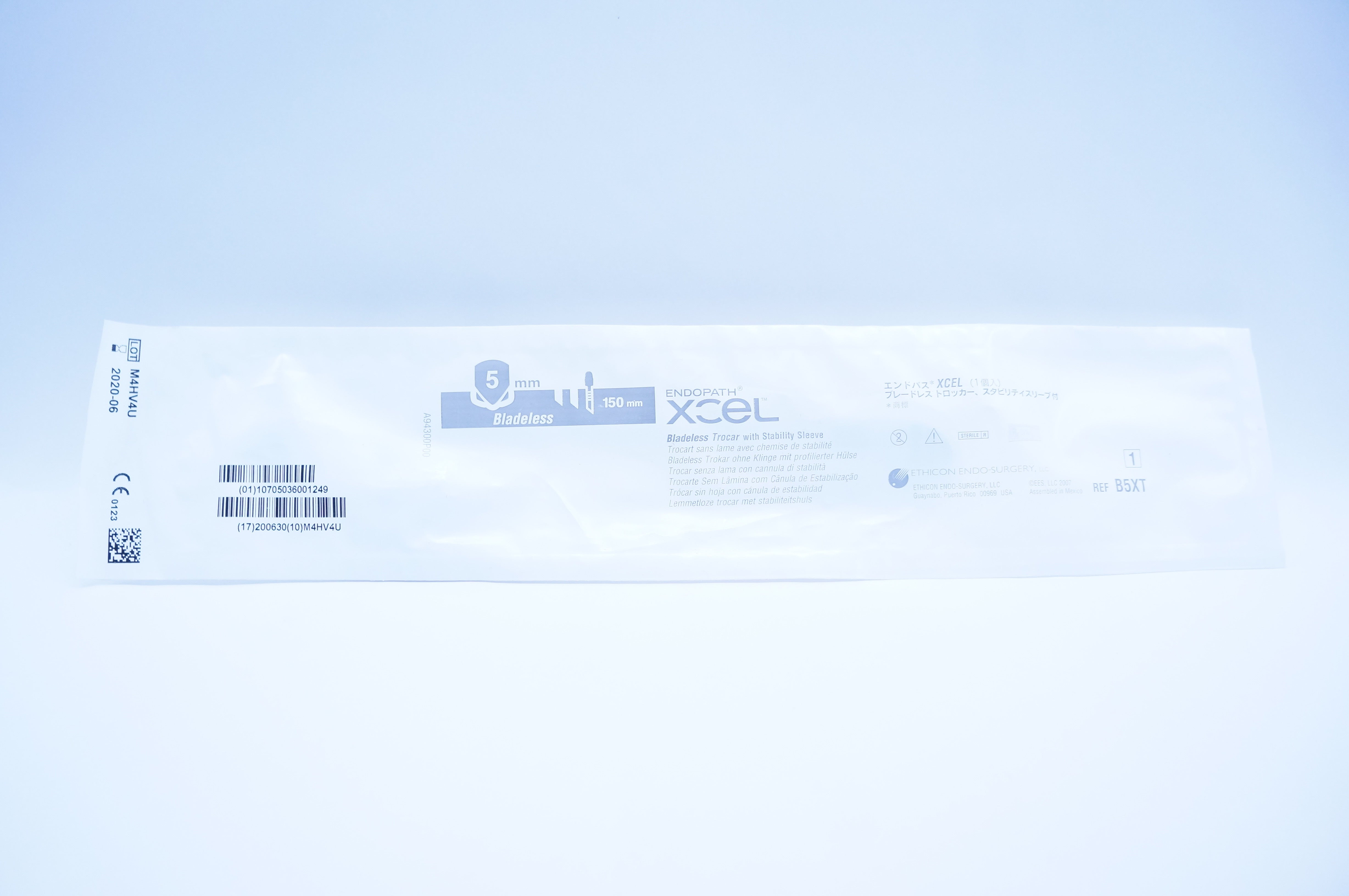 Ethicon B5XT ENDOPATH Xcel Bladeless Trocar 5mm x 150mm (x)