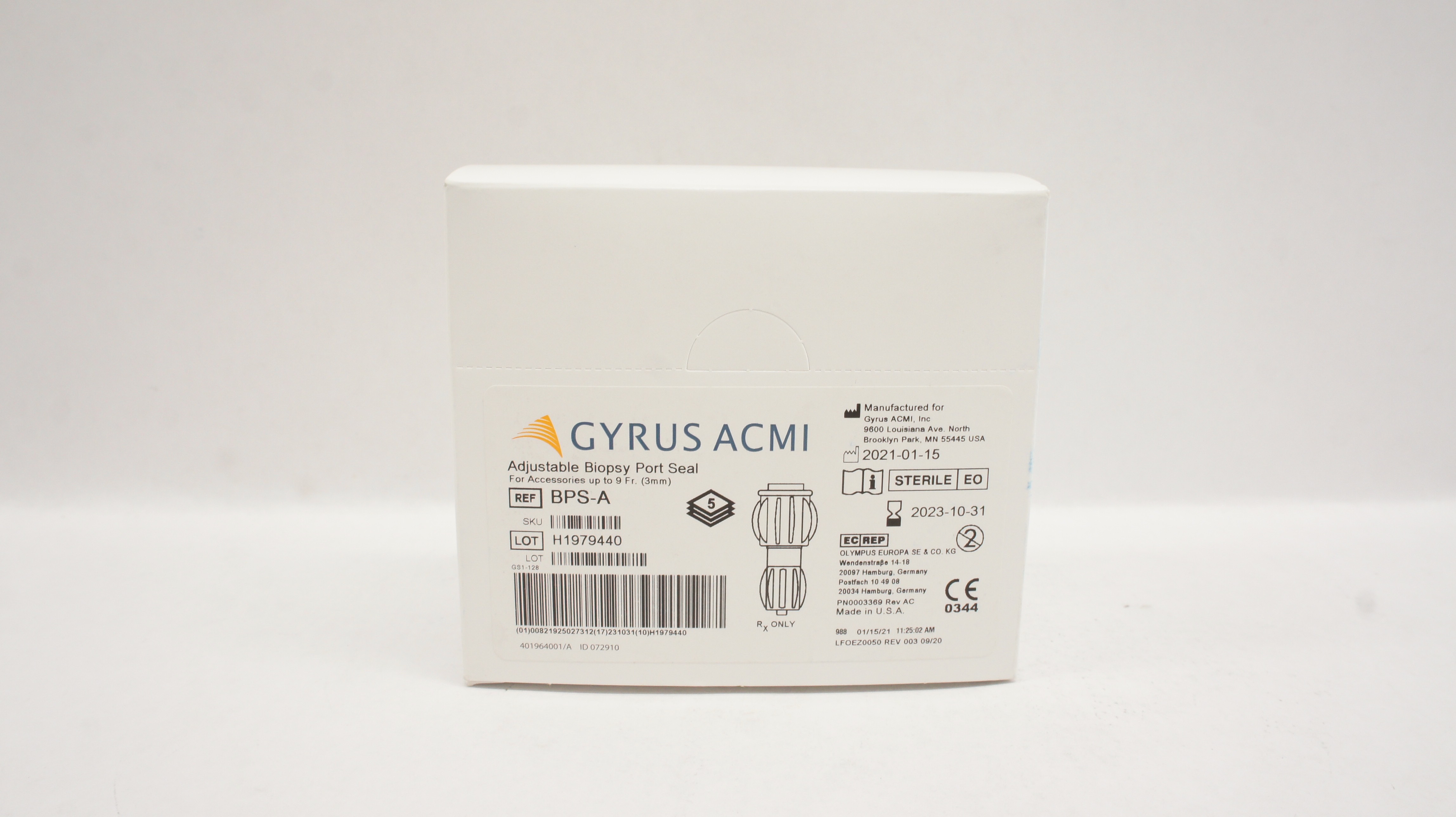 Gyrus ACMI BPS-A Adjustable Biopsy Port Seal (x) - Box of 5