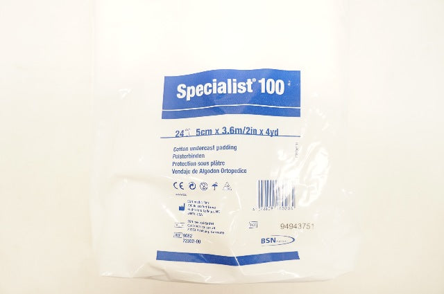 BSN 9082 Specialist 100 Cotton Undercast Padding 2 inch x 4 yds - Pack of 24