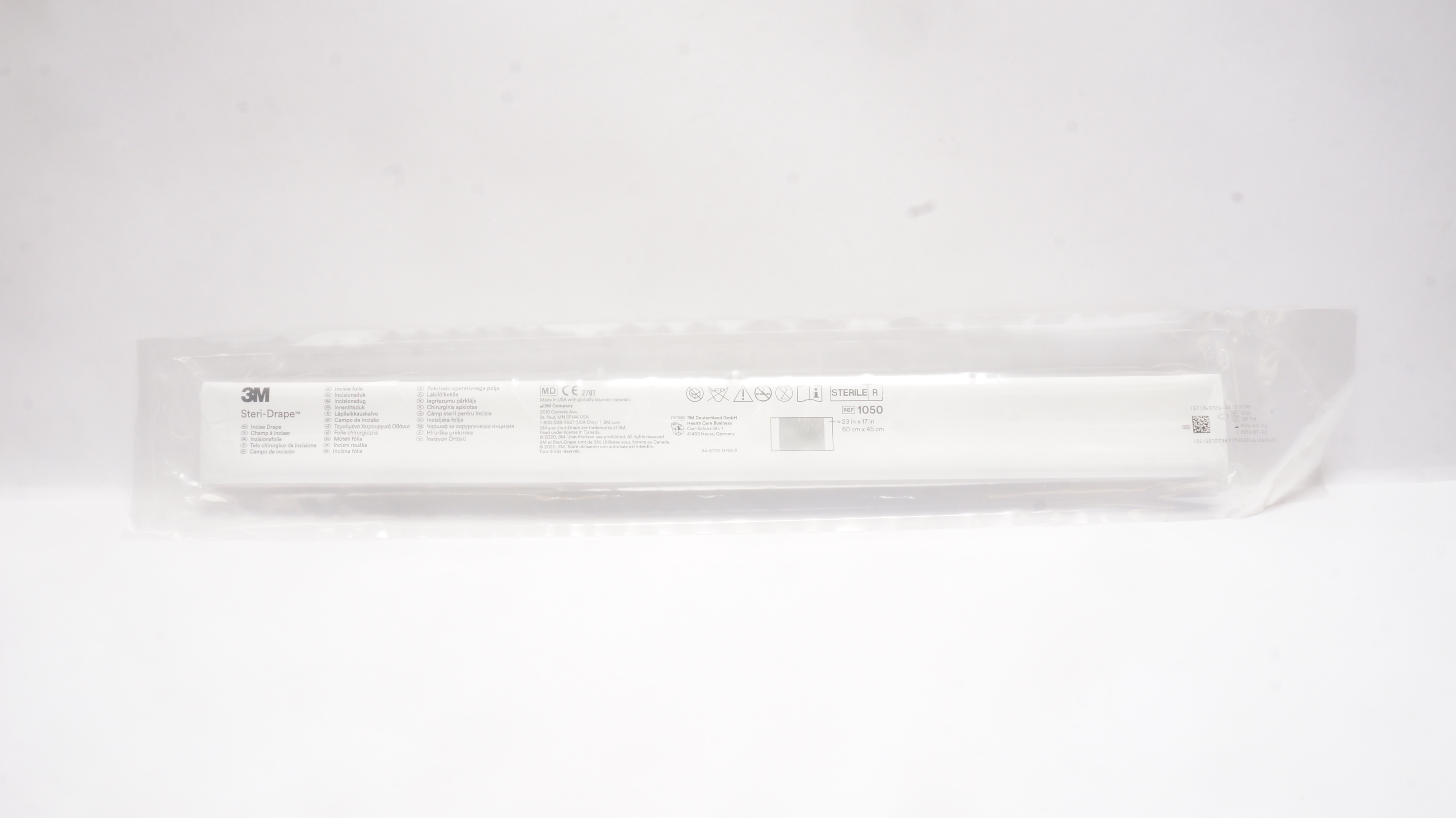 3M 1050 Steri-Drape Incise Drape 23inch x 17inch Approx.