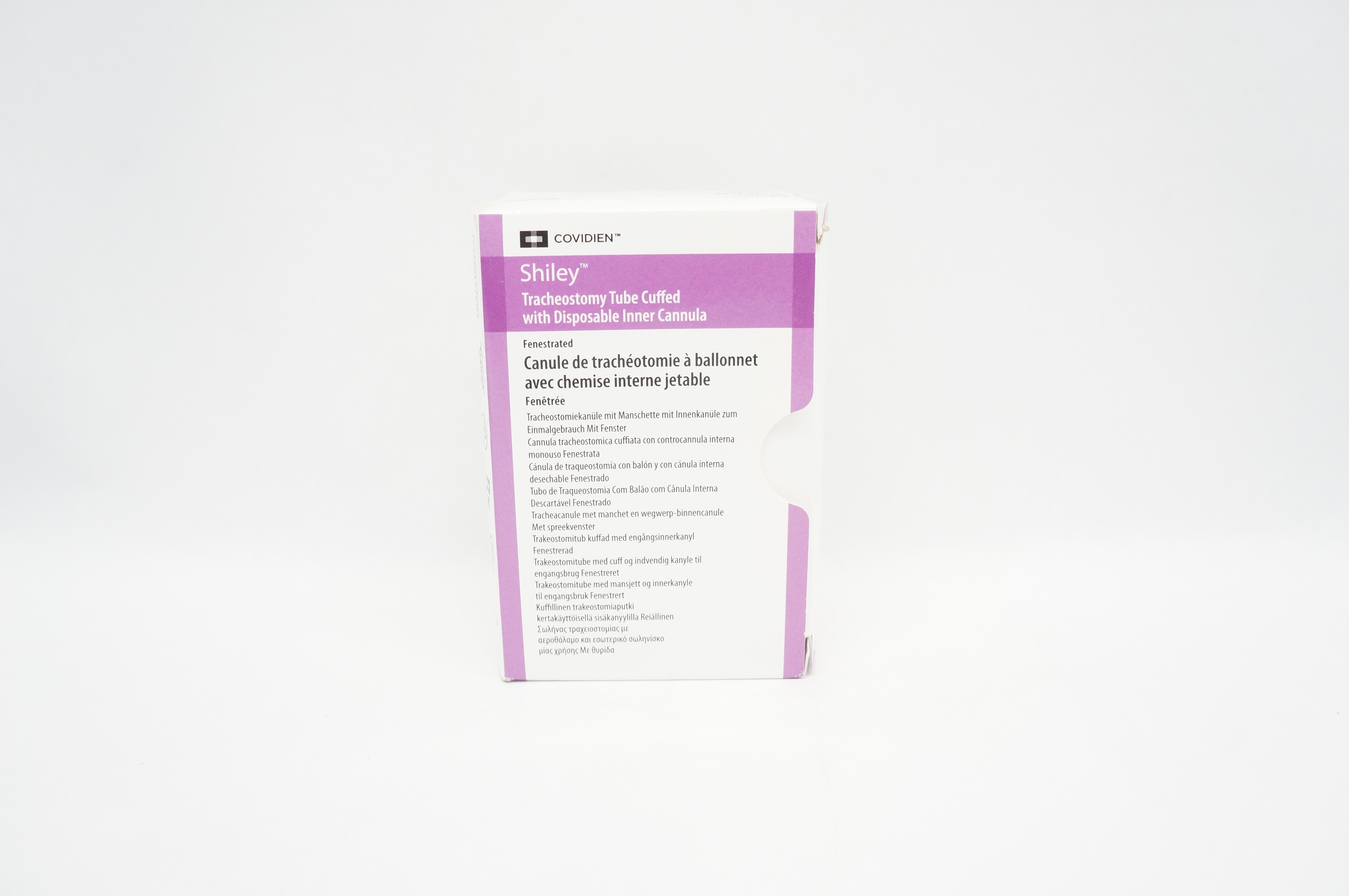 Covidien 6DFEN Shiley Tracheostomy Tube Cuffed 6.4 ID x 10.8 OD x 24.0 x 74mm