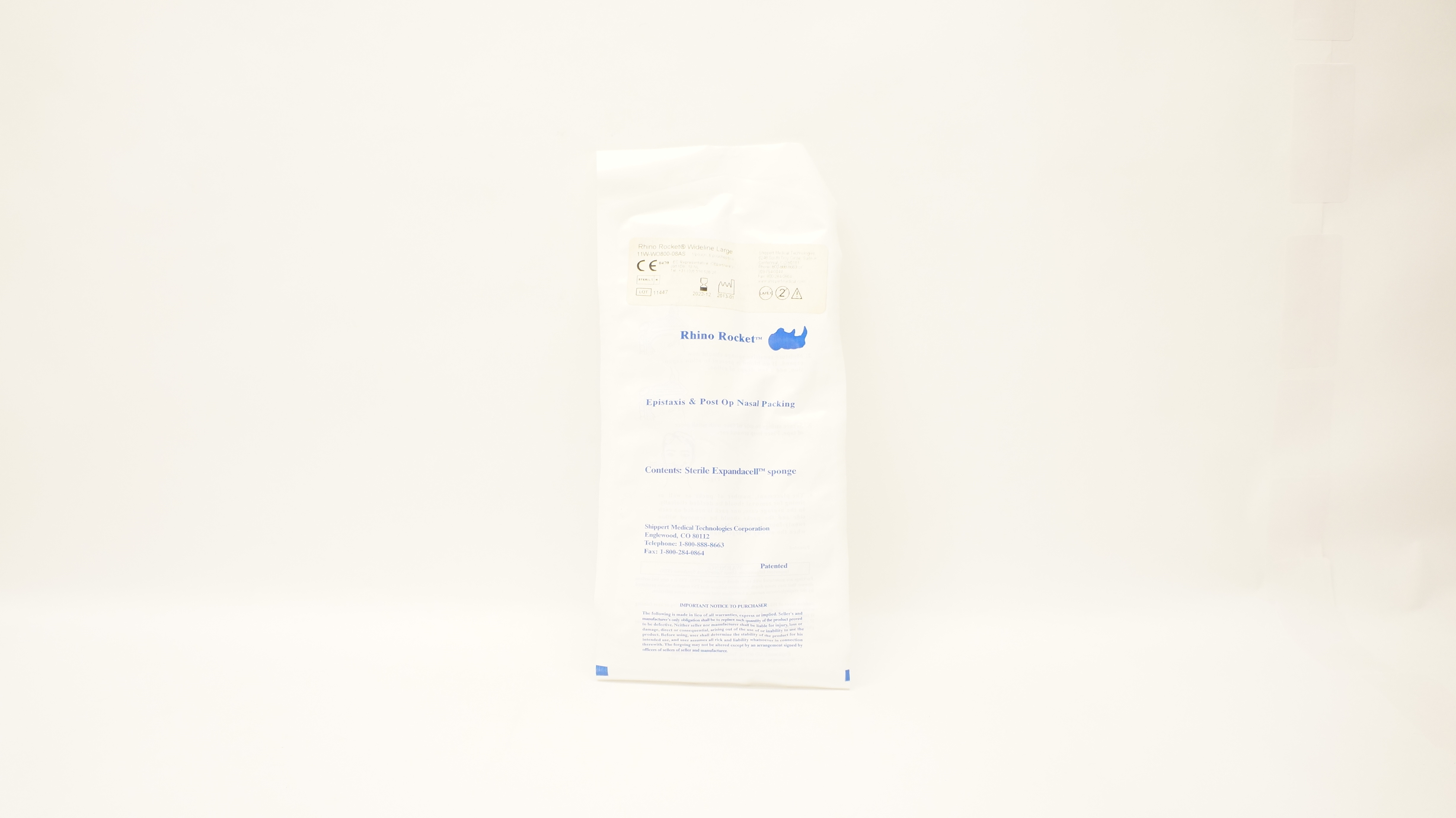 Shippert Medical 11W-W0800-08AS Rhino Rocket Wideline Large