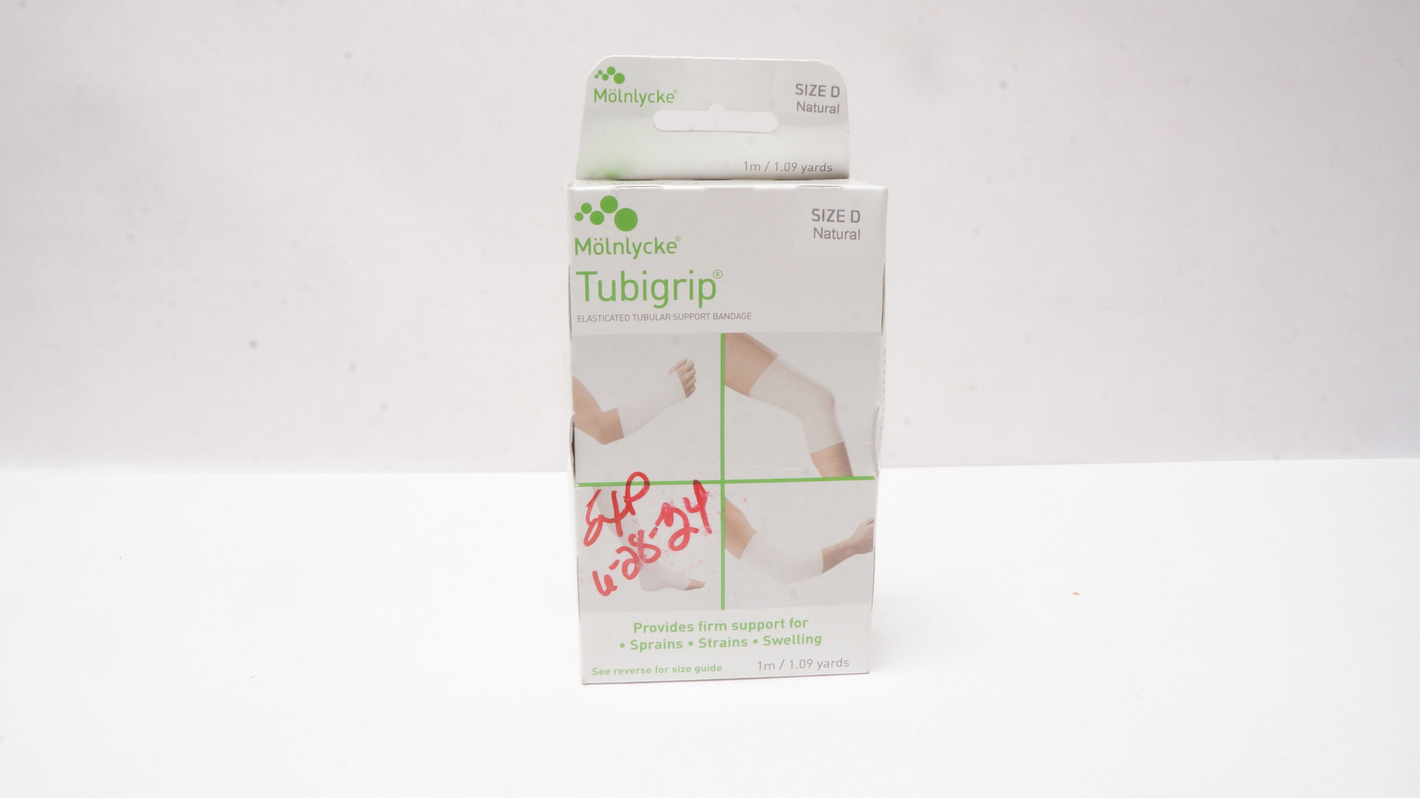 Molnlycke HealthCare 1522 Tubigrip Elasticated Tubular Support Bandage Size D