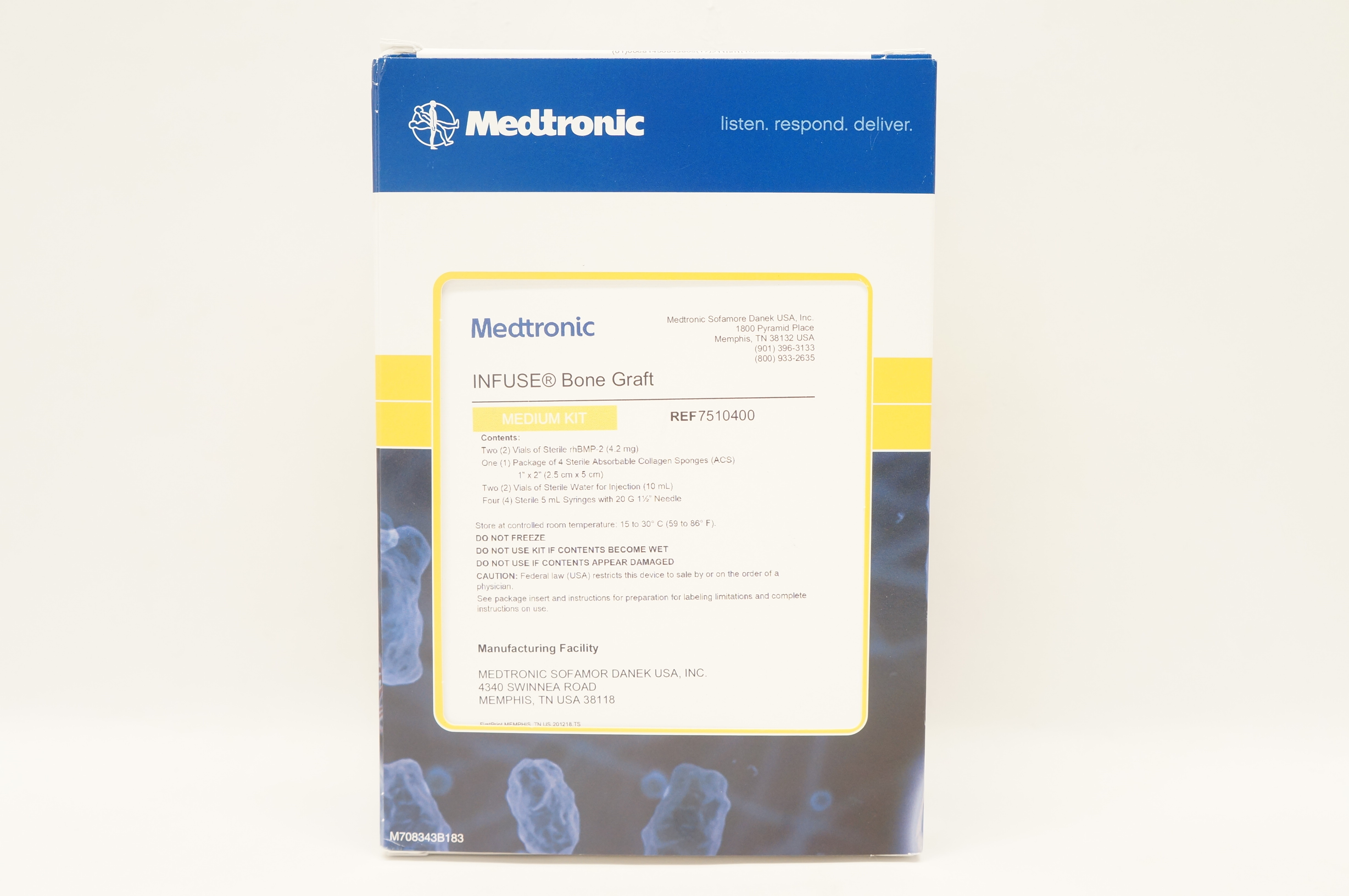 Medtronic 7510400 Infuse Bone Graft Medium Kit